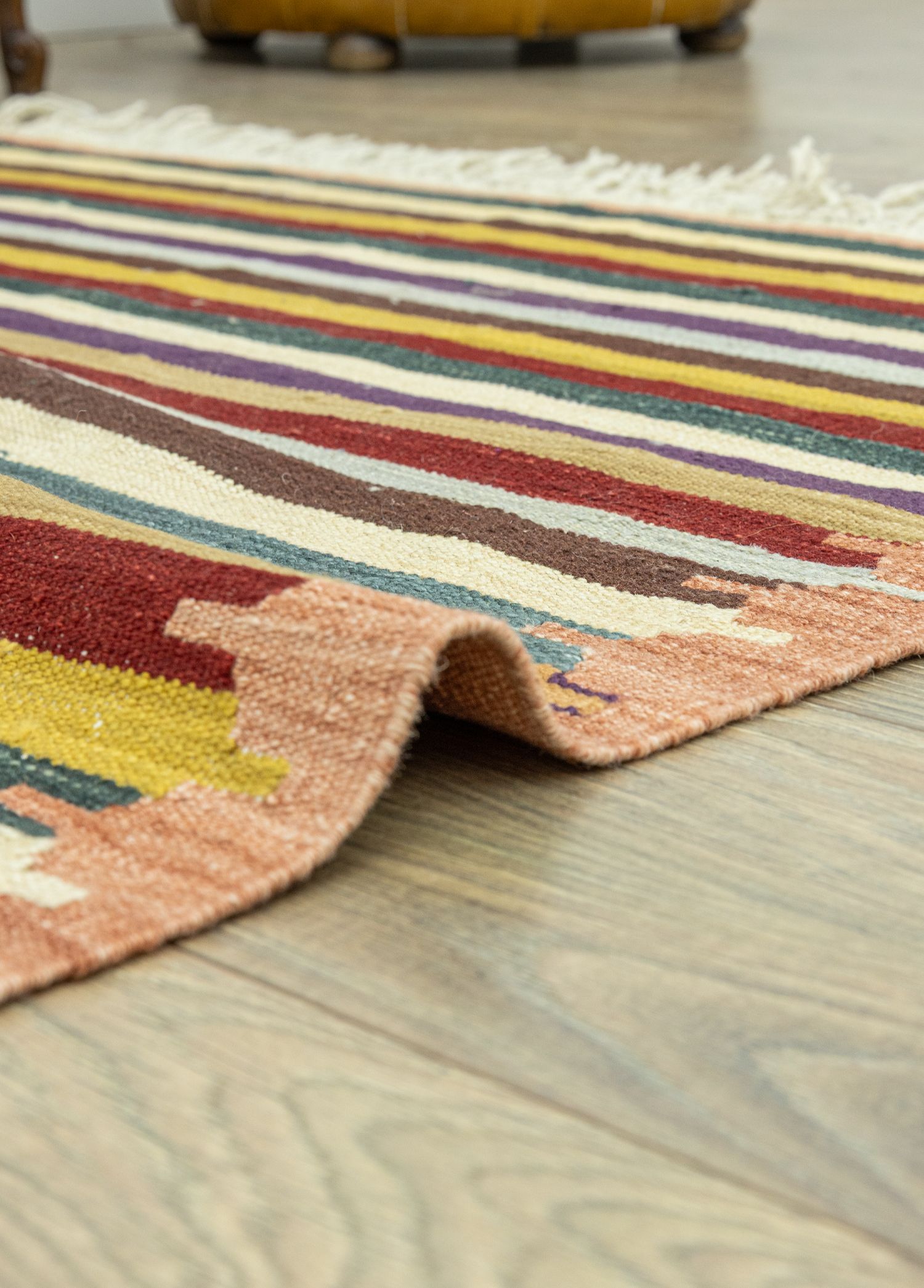 Liora Çubuk Tasarımlı Yün Kilim 114x177 cm