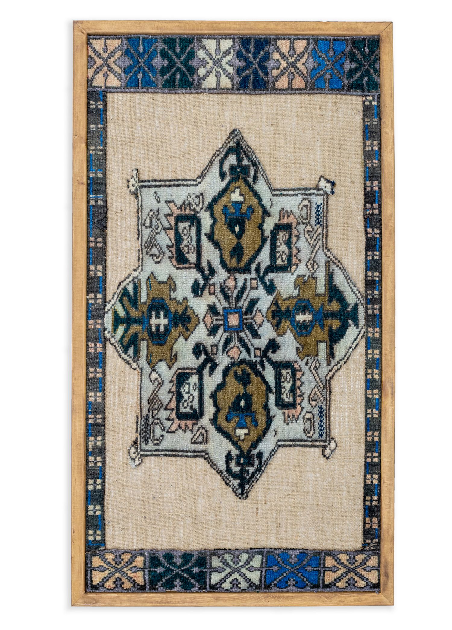 Larin Traditional Carpet Patterned Frame 60x110 cm