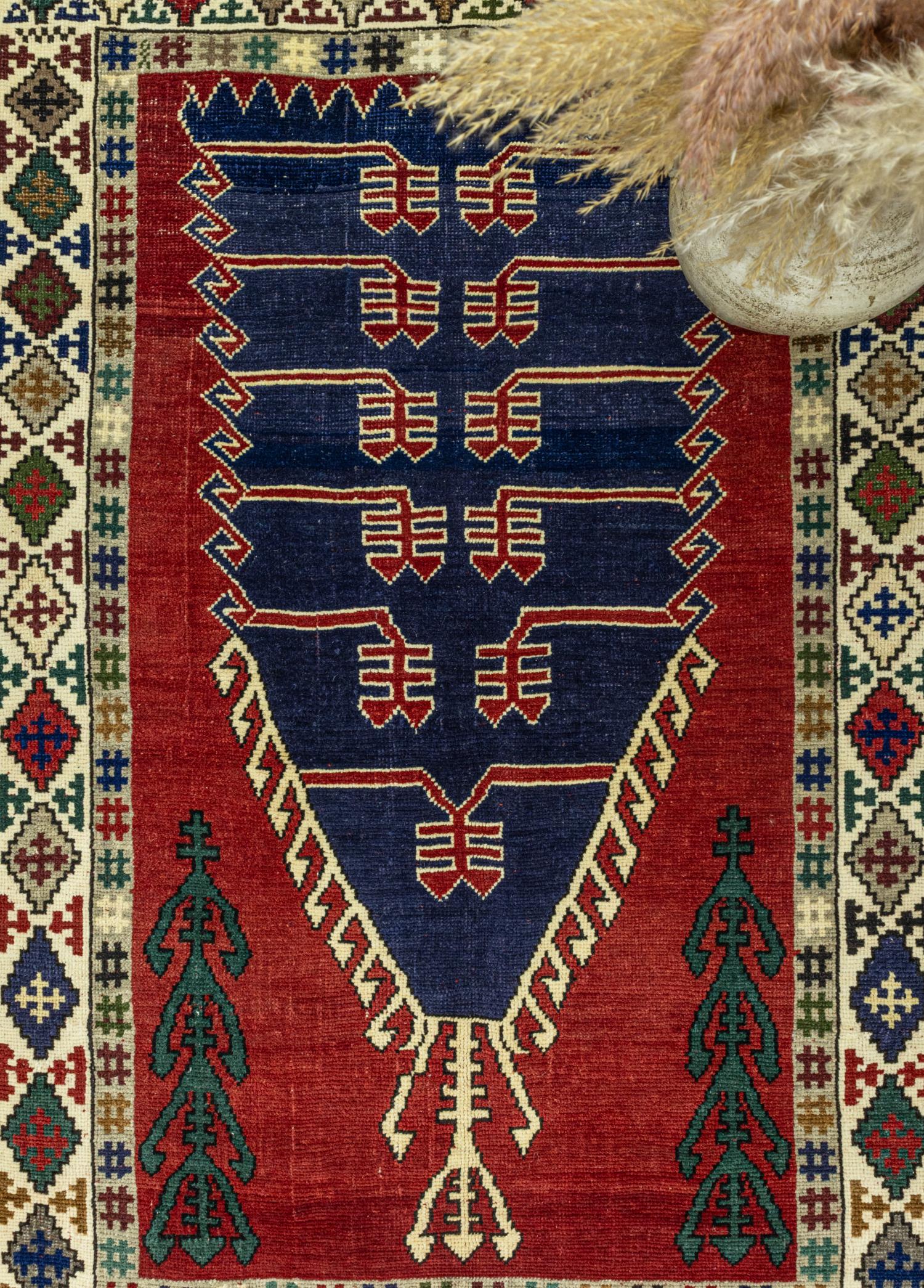 Karya Rustik Tasarımlı Yün Halı 131x179 cm