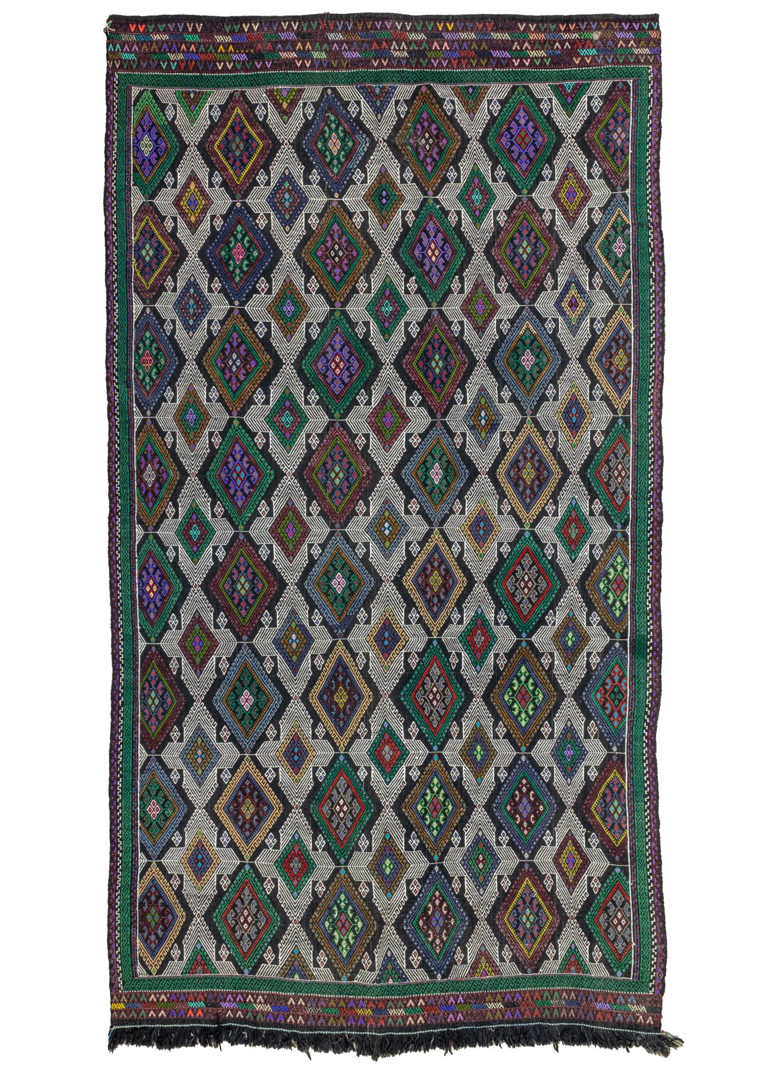 Meruert Geometrik Tasarımlı Cicim Kilim 169x323 cm