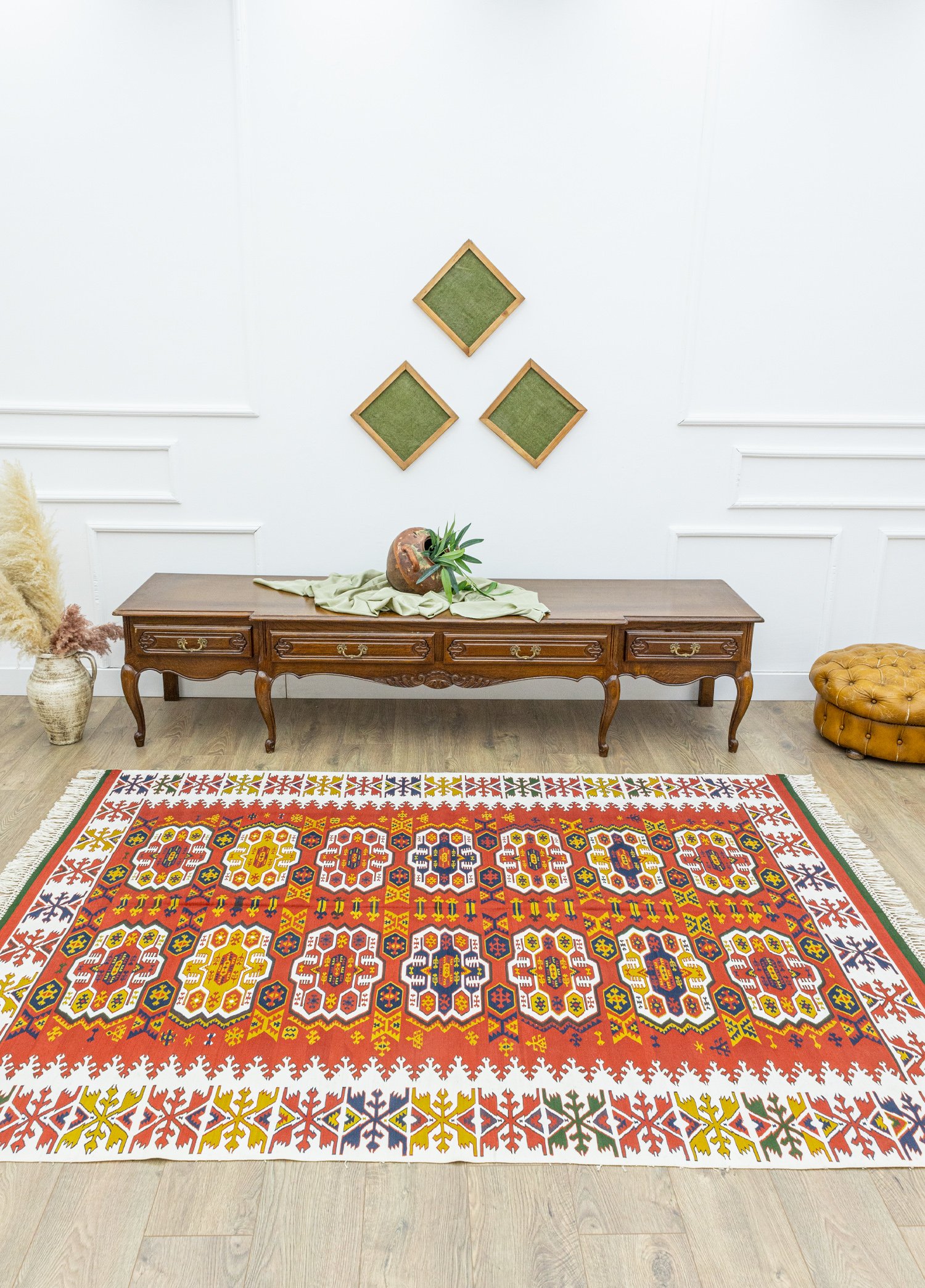 Halas Handwoven Silk Kilim 169x236 cm