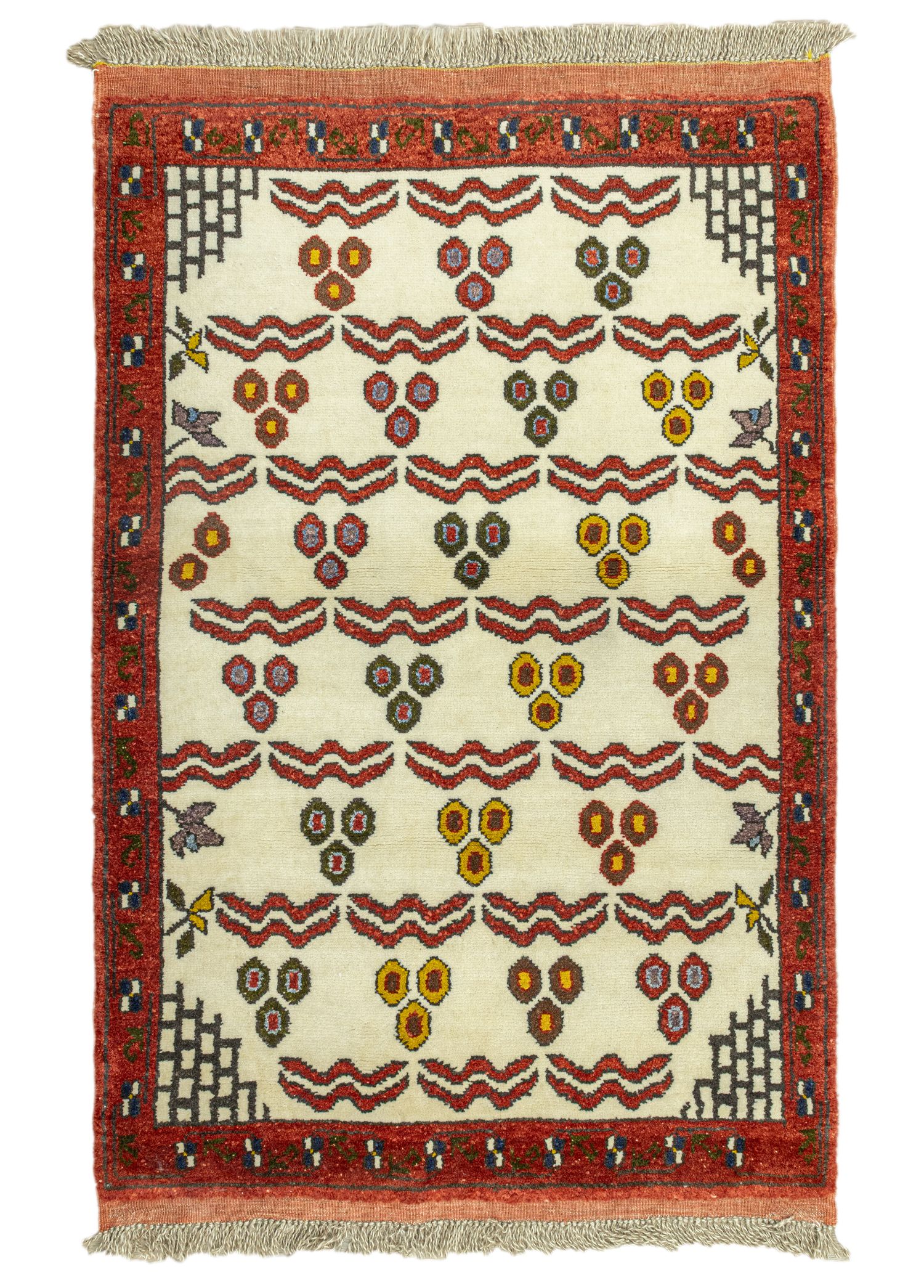 Neyra Çintemani Desenli Yün Halı 90x130 cm