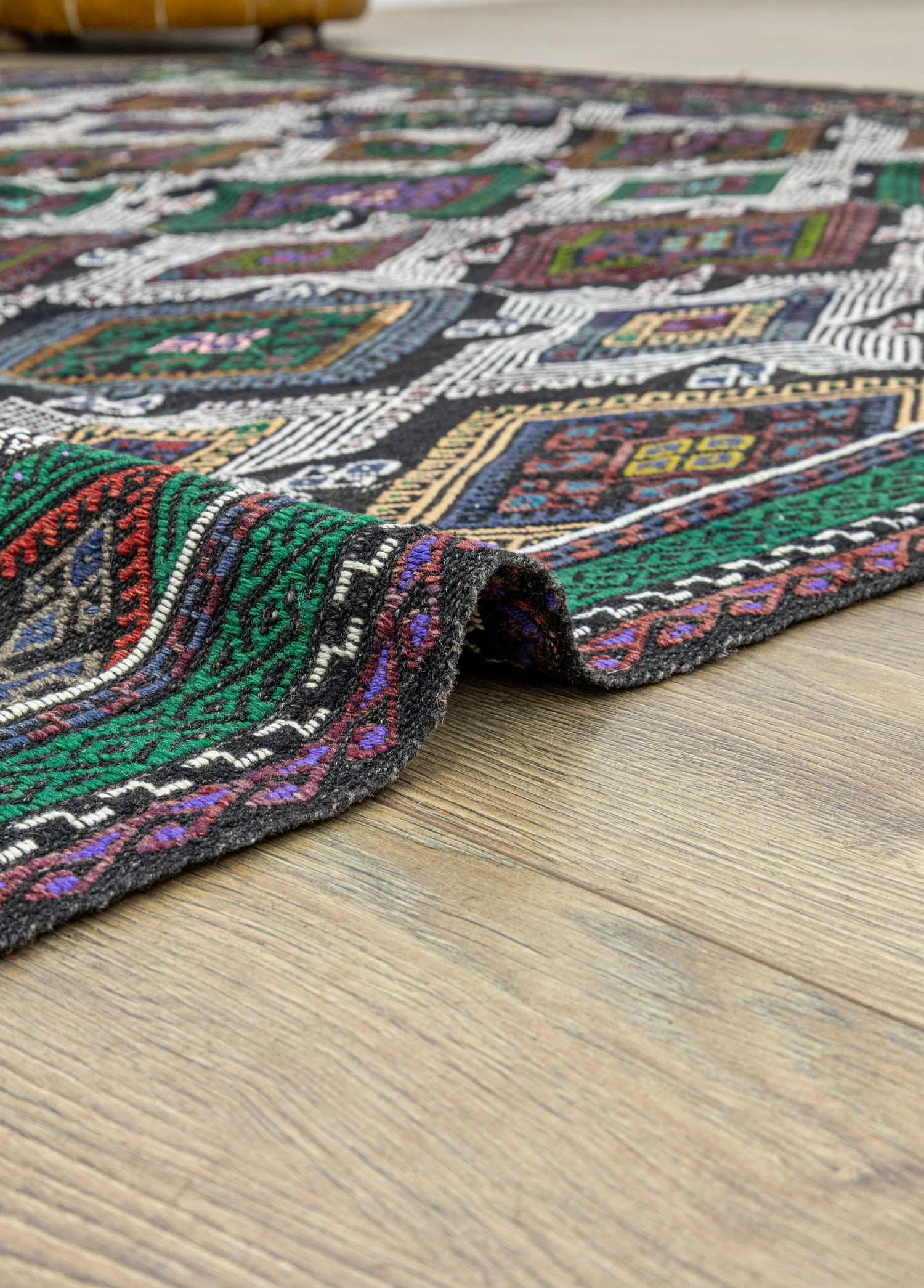 Meruert Geometrik Tasarımlı Cicim Kilim 169x323 cm
