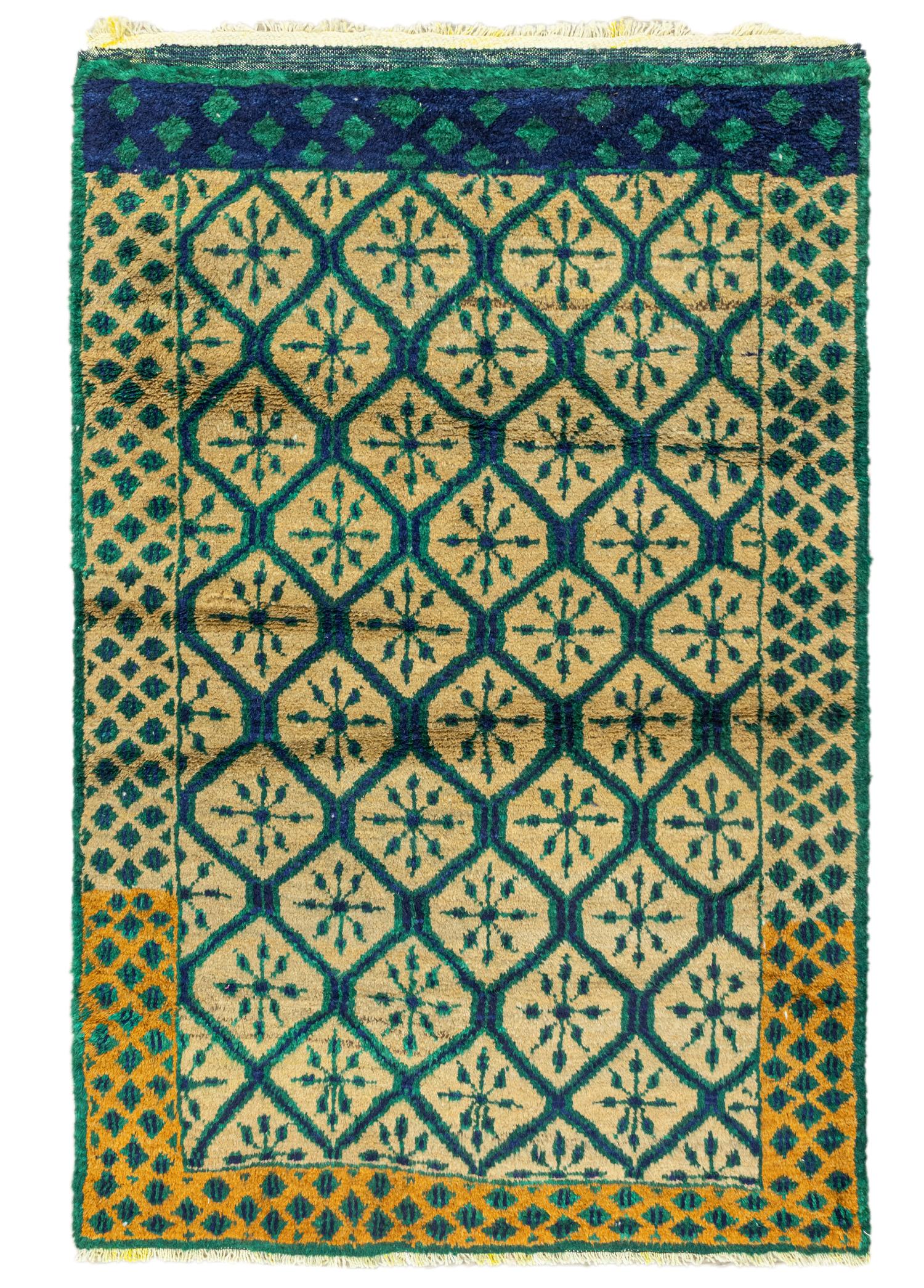 Razavi Geometrik Desenli Tülü Halı 120x178 cm