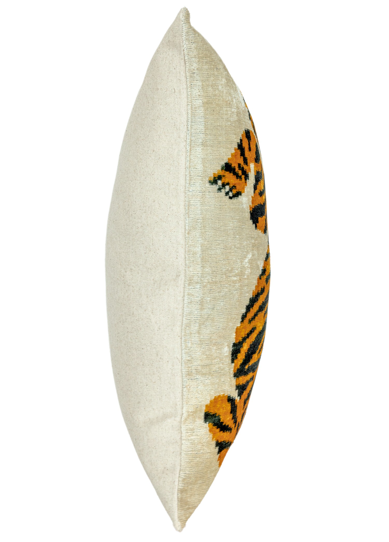 Bangu Tiger Patterned Ikat Pillow 60x40 cm