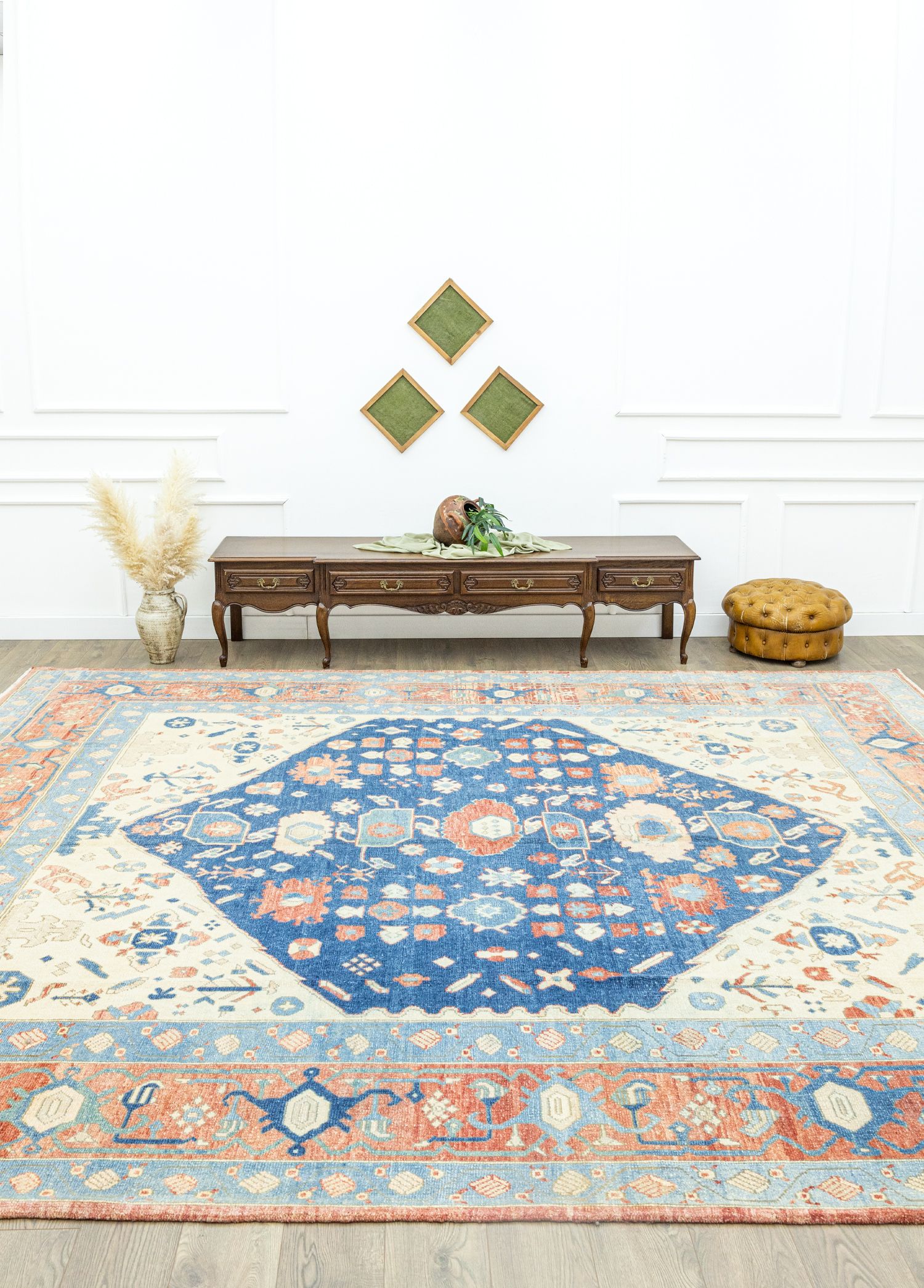 Malard Large Handwoven Natural Dye Rug 361x410 cm