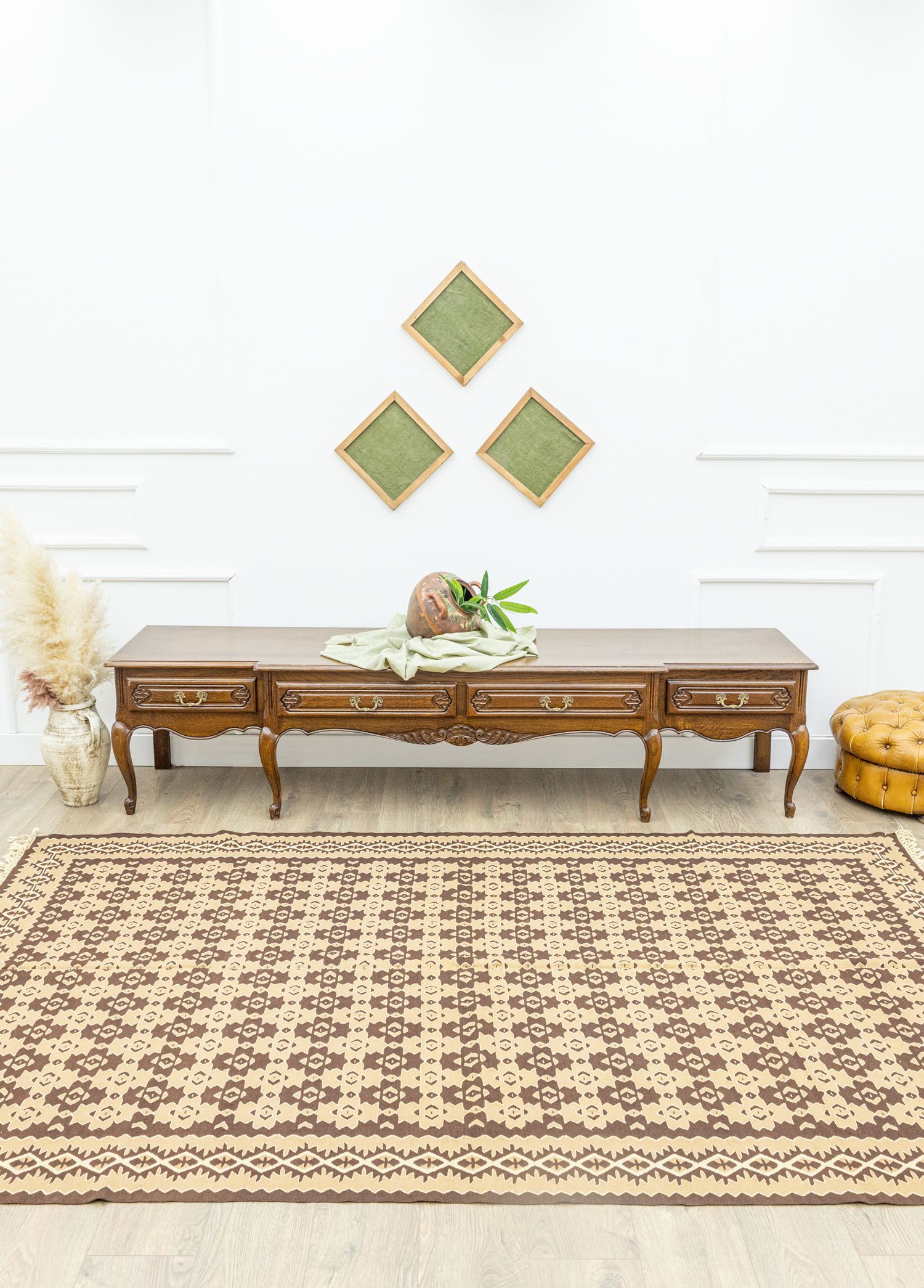 Sircan Natural Colored Handwoven Kilim 178x270 cm