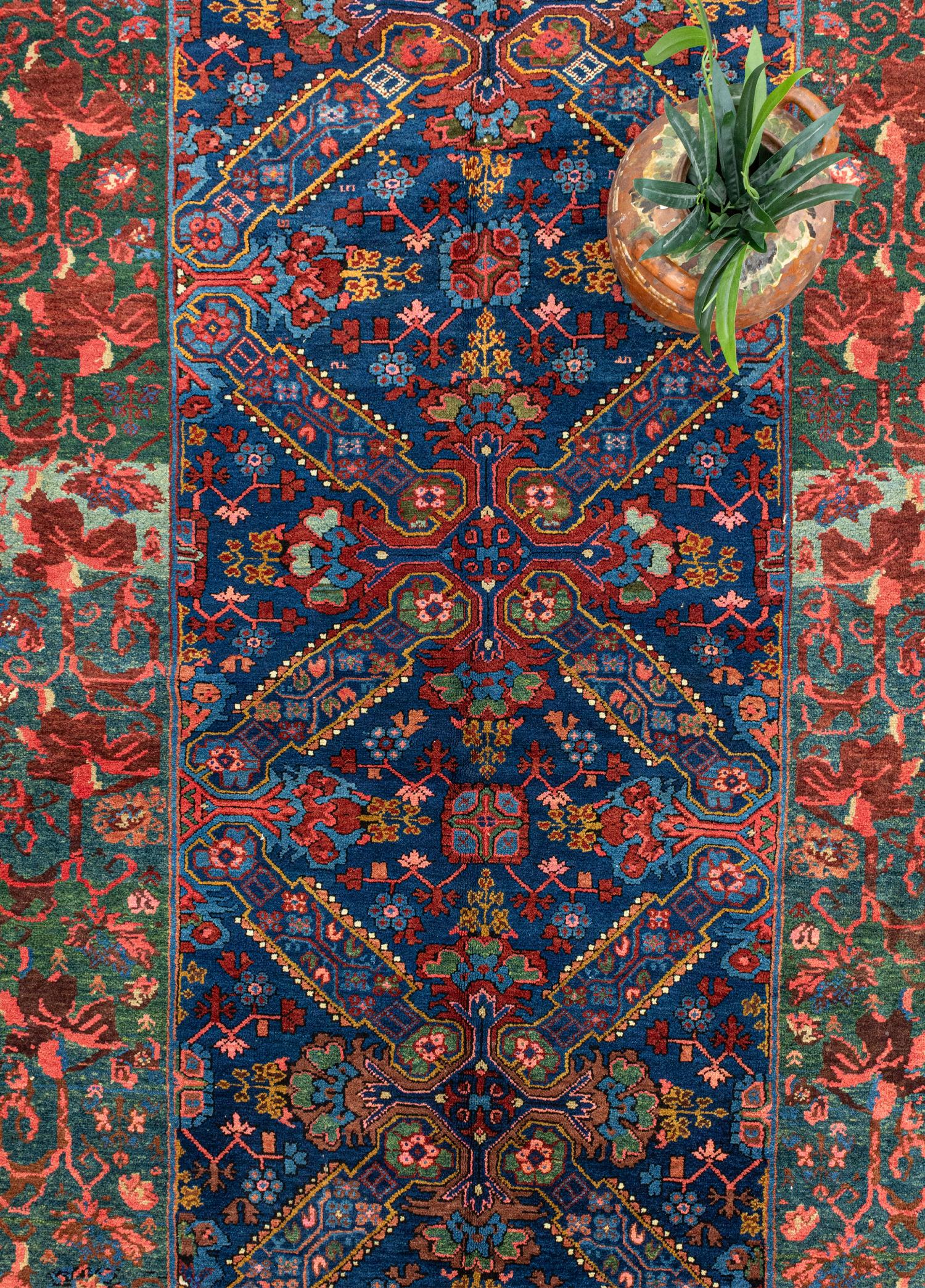 Karabakh, Traditional Hand-Woven Antique Rug 154x317 cm