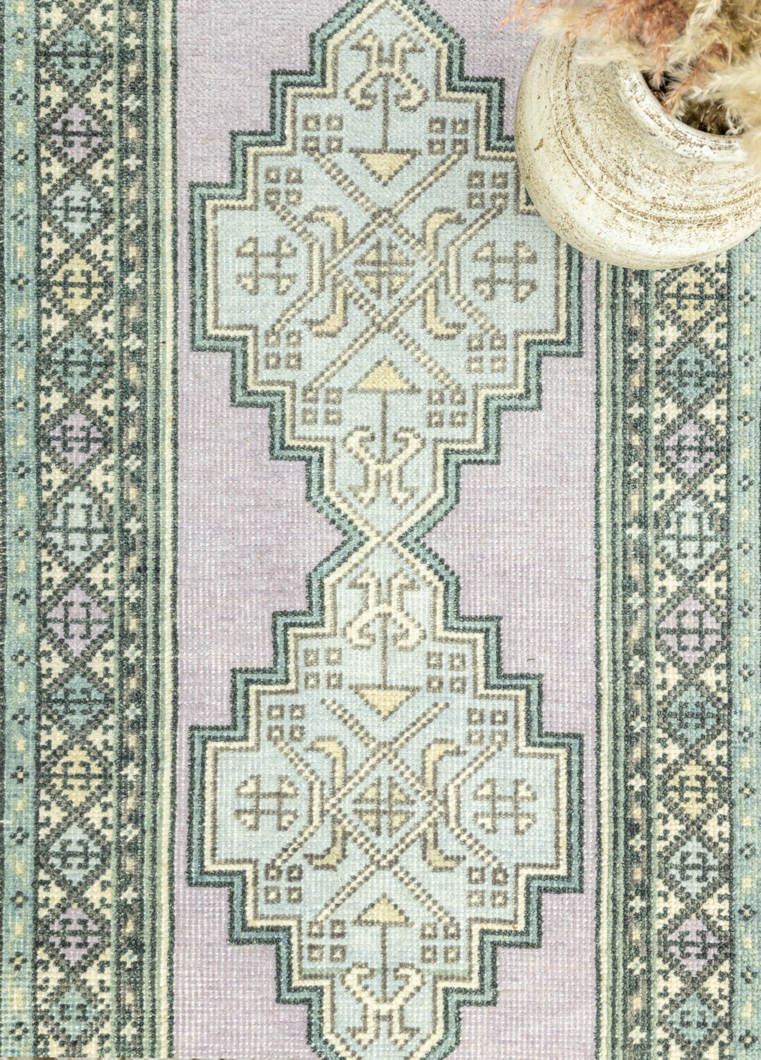 Bora Rustic Patterned Handwoven Runner 74x232 cm