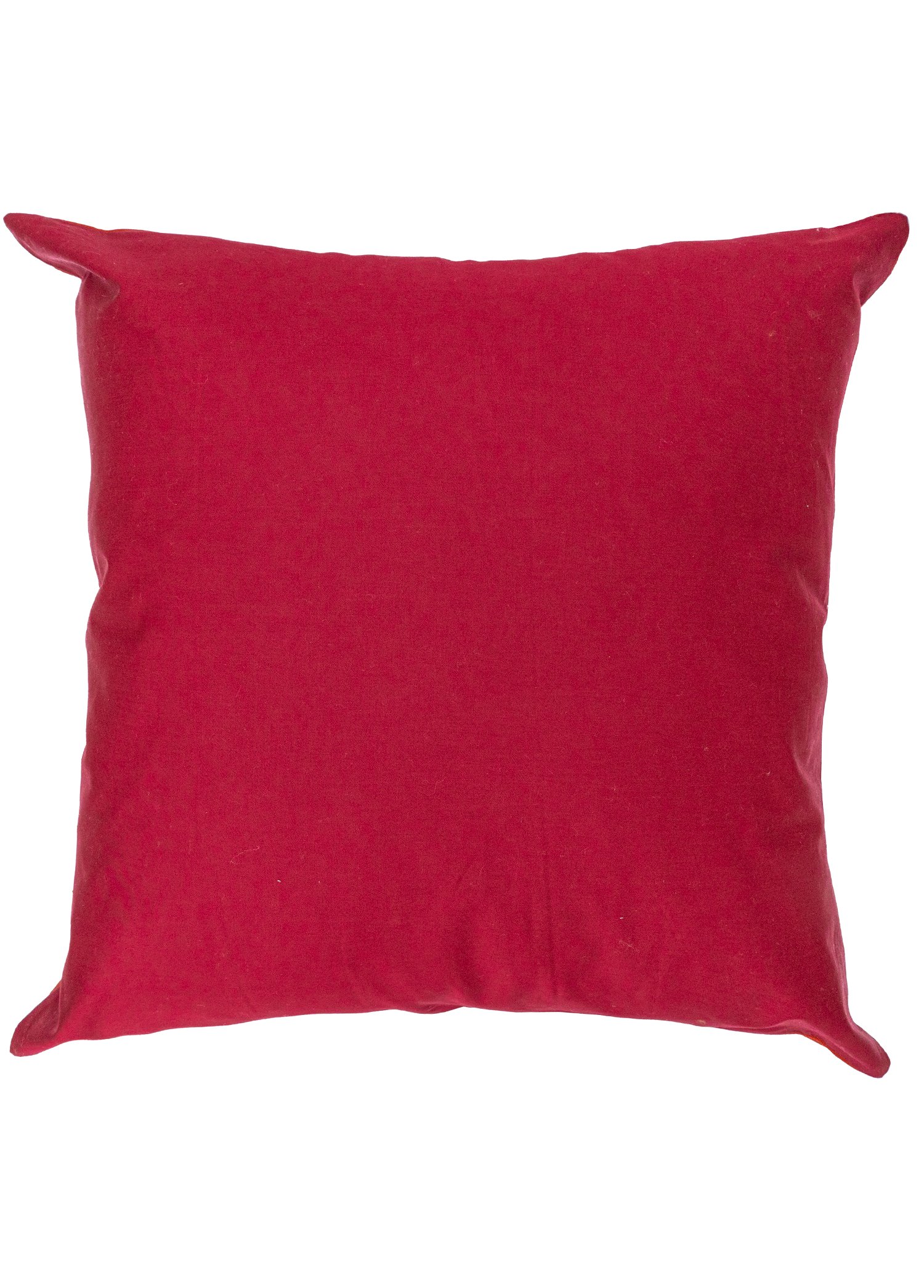 Firas Handmade Red Silk Cushion 50x50 cm