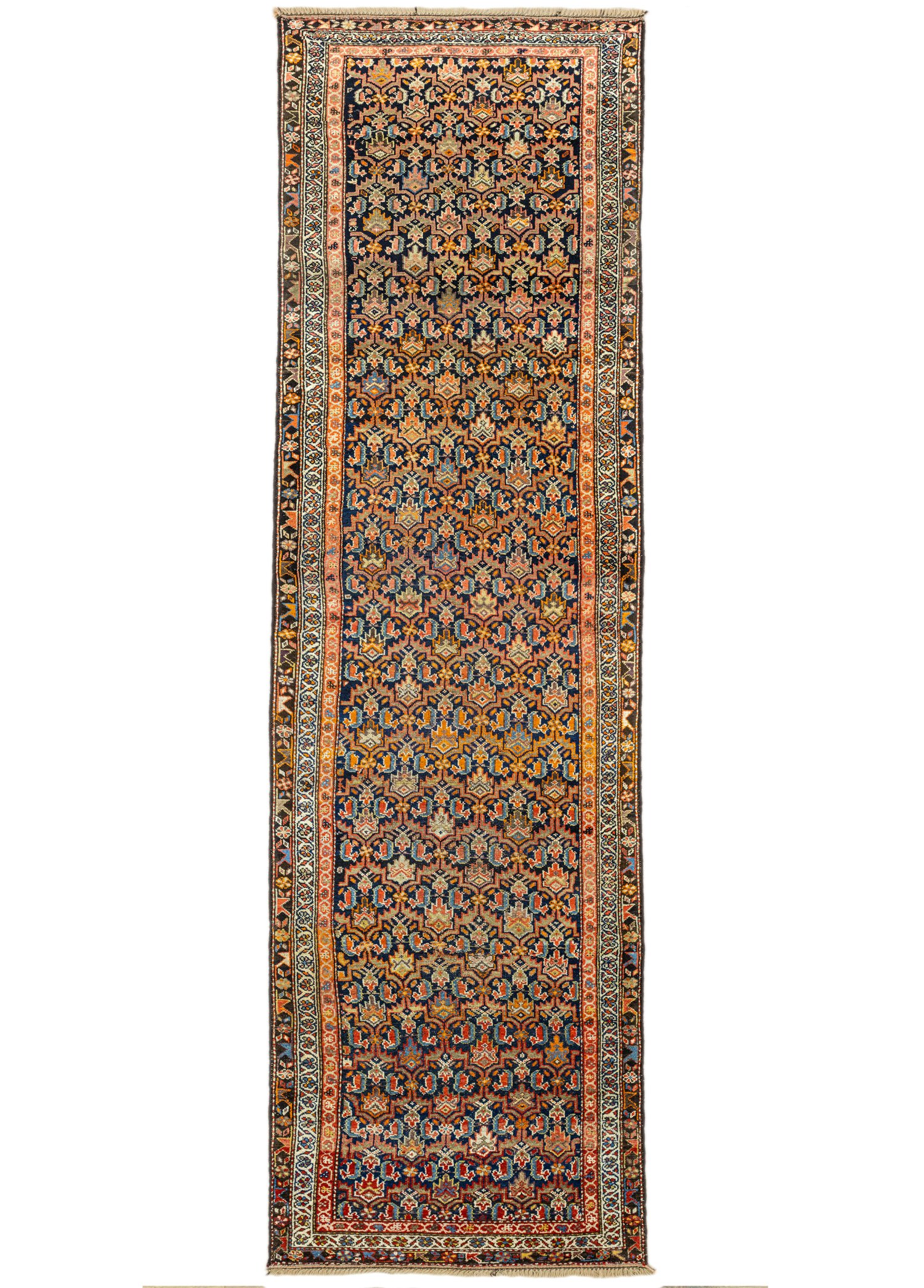 Tebriz El Dokuma Yün İran Yolluk 106x407 cm