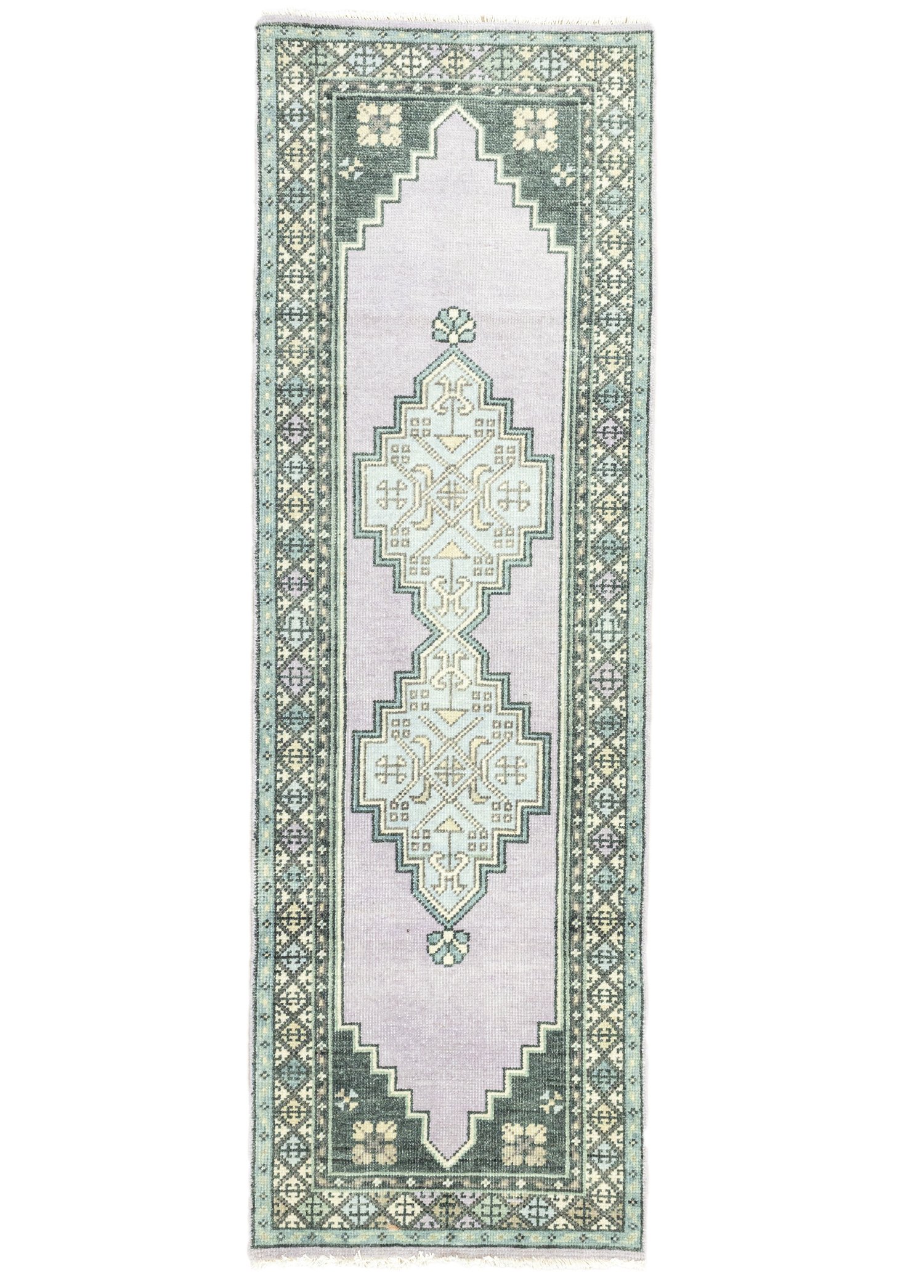 Bora Rustic Patterned Handwoven Runner 74x232 cm