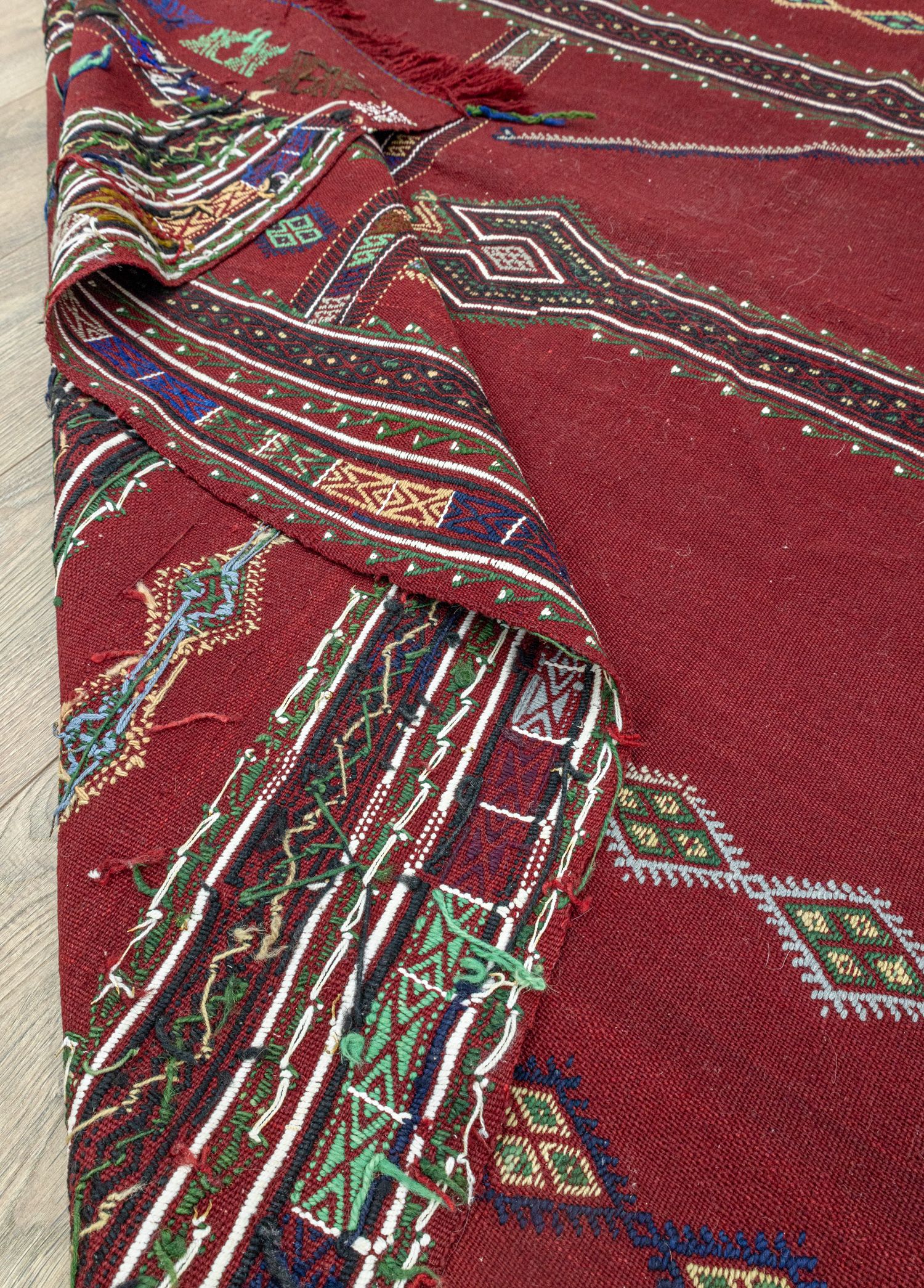 Kevke Anahtar Desenli El Dokuma Kilim 170x240 cm