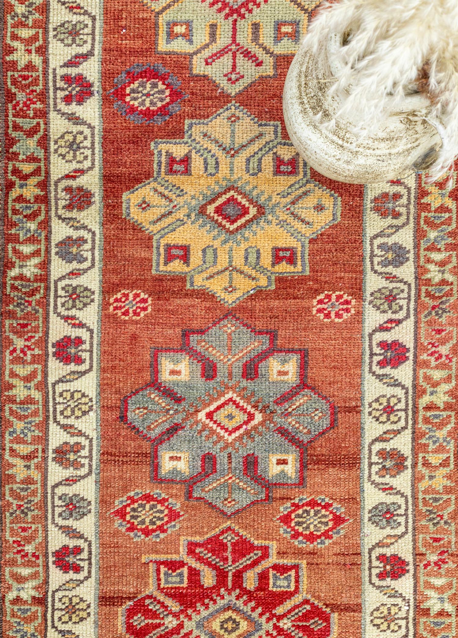 Maise Floral Handwoven Herki Runner 88x417 cm