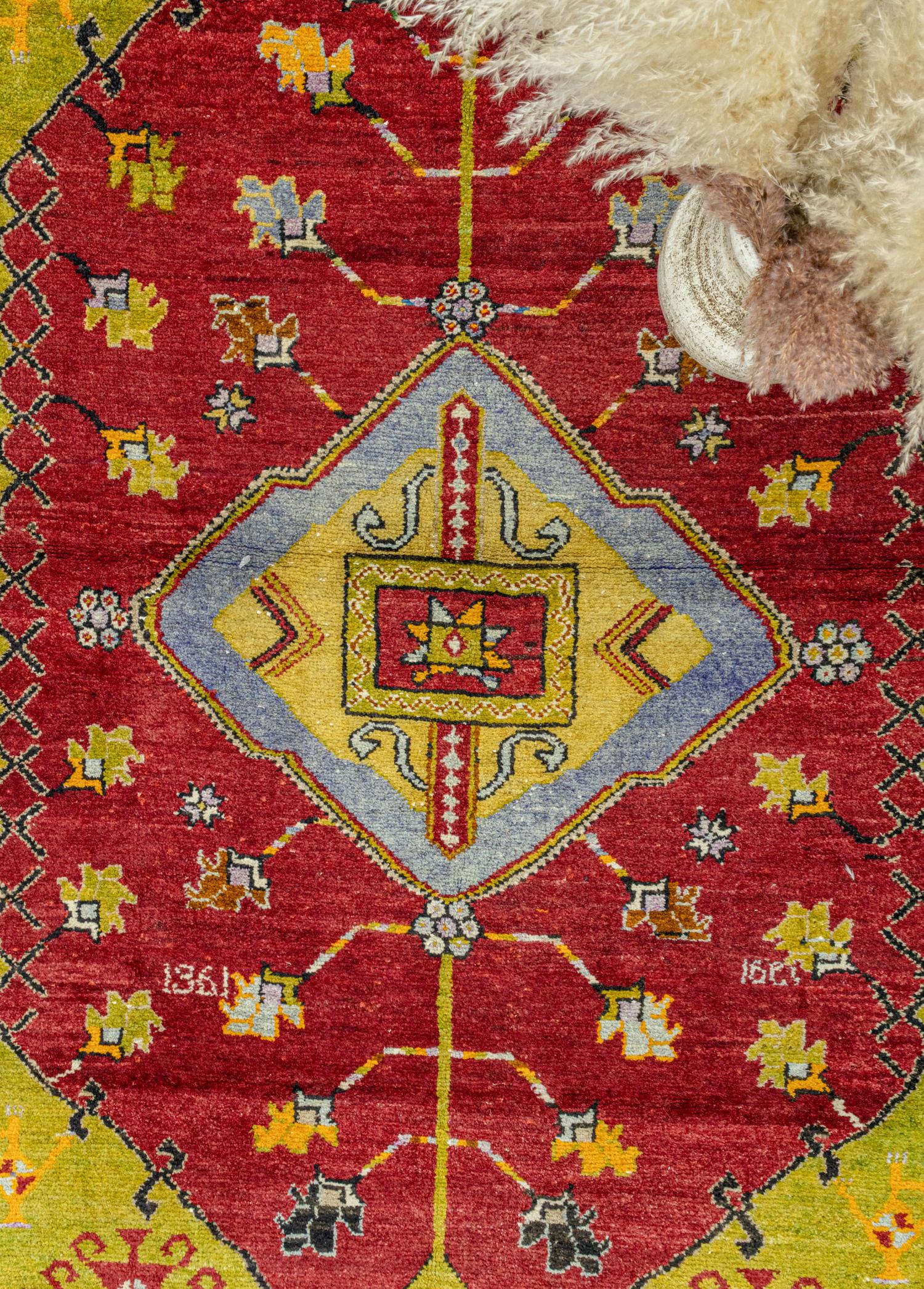 Navoi Handwoven Colorful Dazkırı Rug 177x274 cm