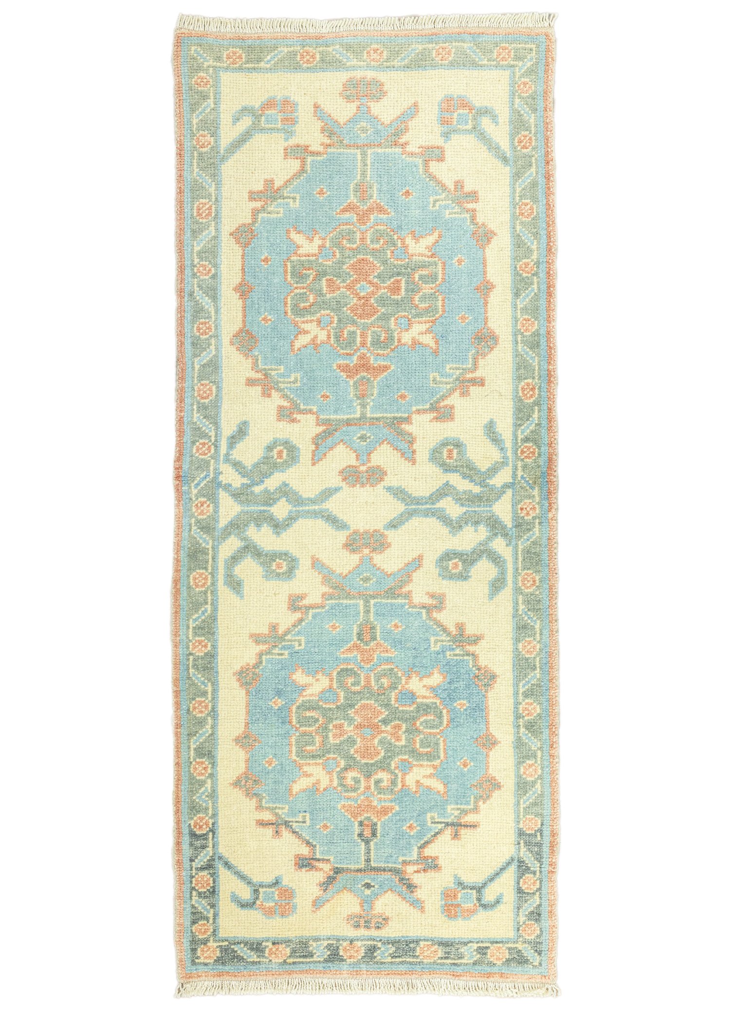 Brun Floral Handwoven Runner 74x185 cm