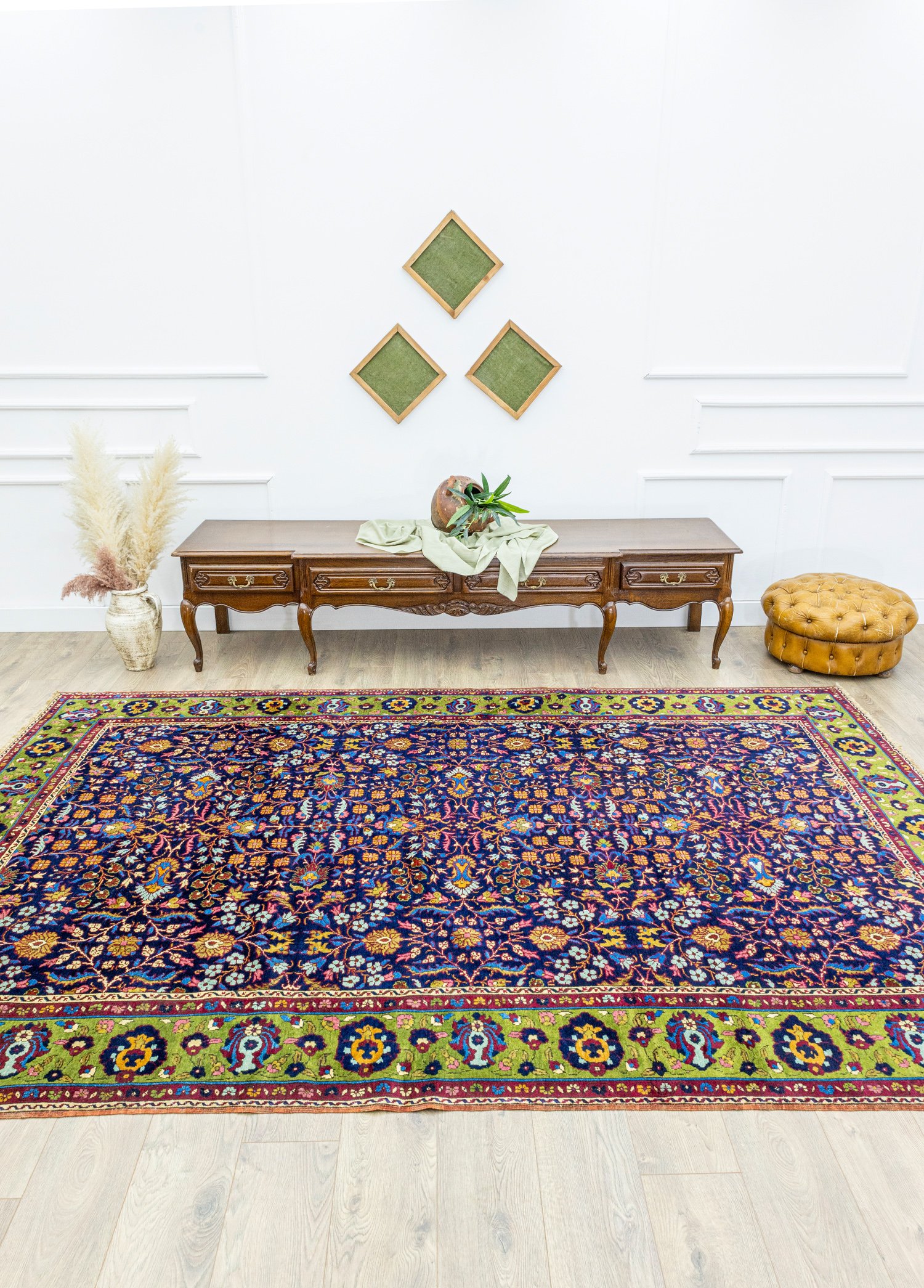  Terra Floral Design Handwoven Rug 210x318 cm