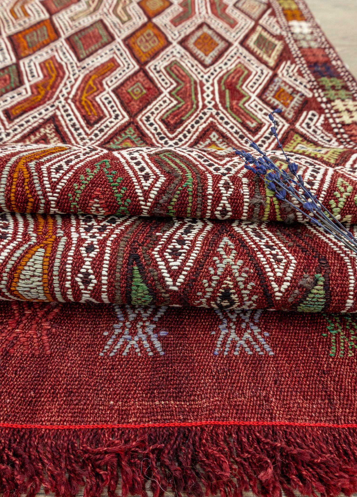 Alvin Ethnic Patterned Hand-Woven Cicim Kilim 160x230 cm