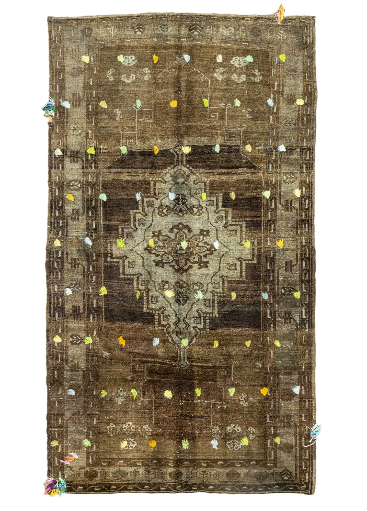 Delar Pon Pon Tasarımlı Kars Halısı 172x301 cm