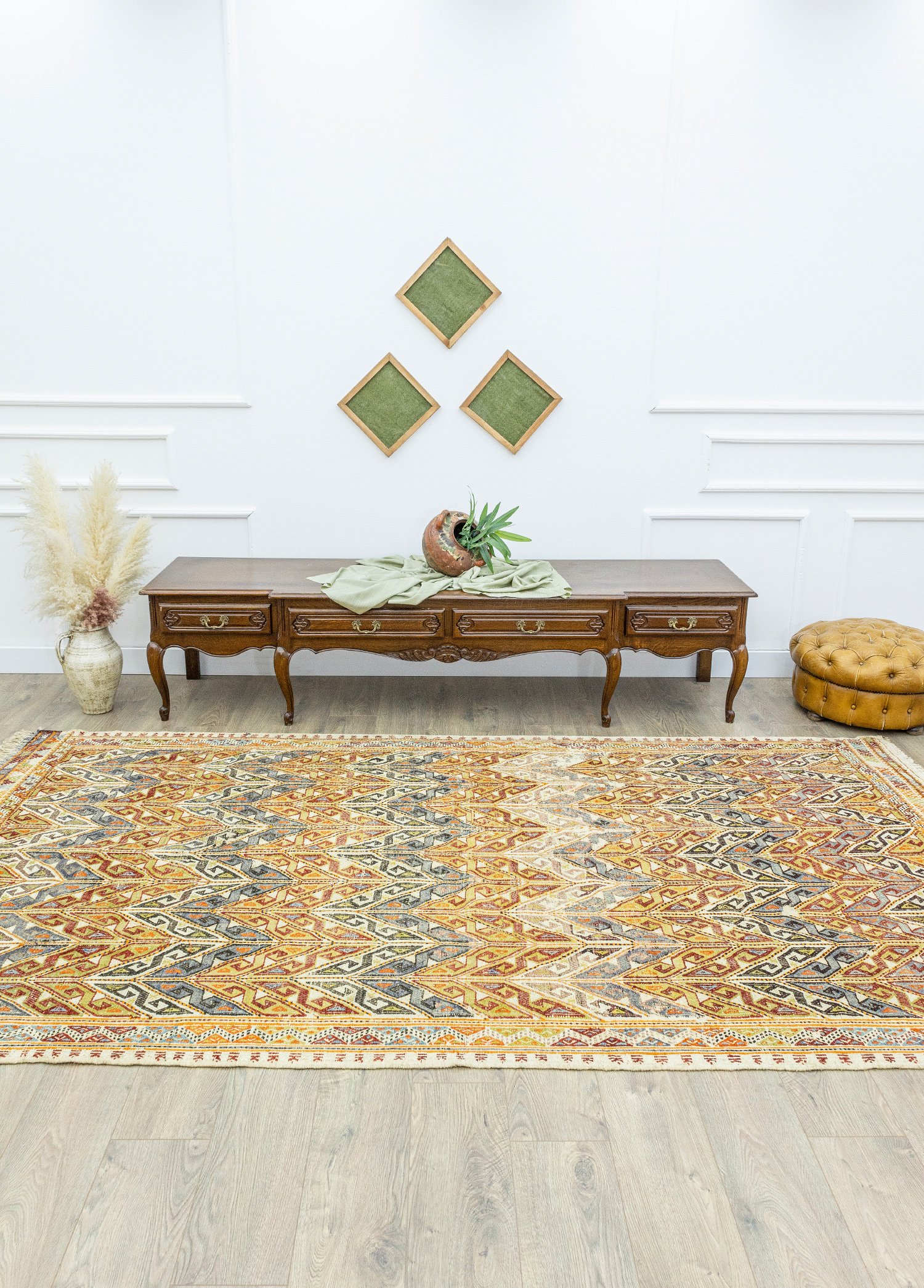 Glenn Geometrik Desenli Cicim Kilim 173x325 cm