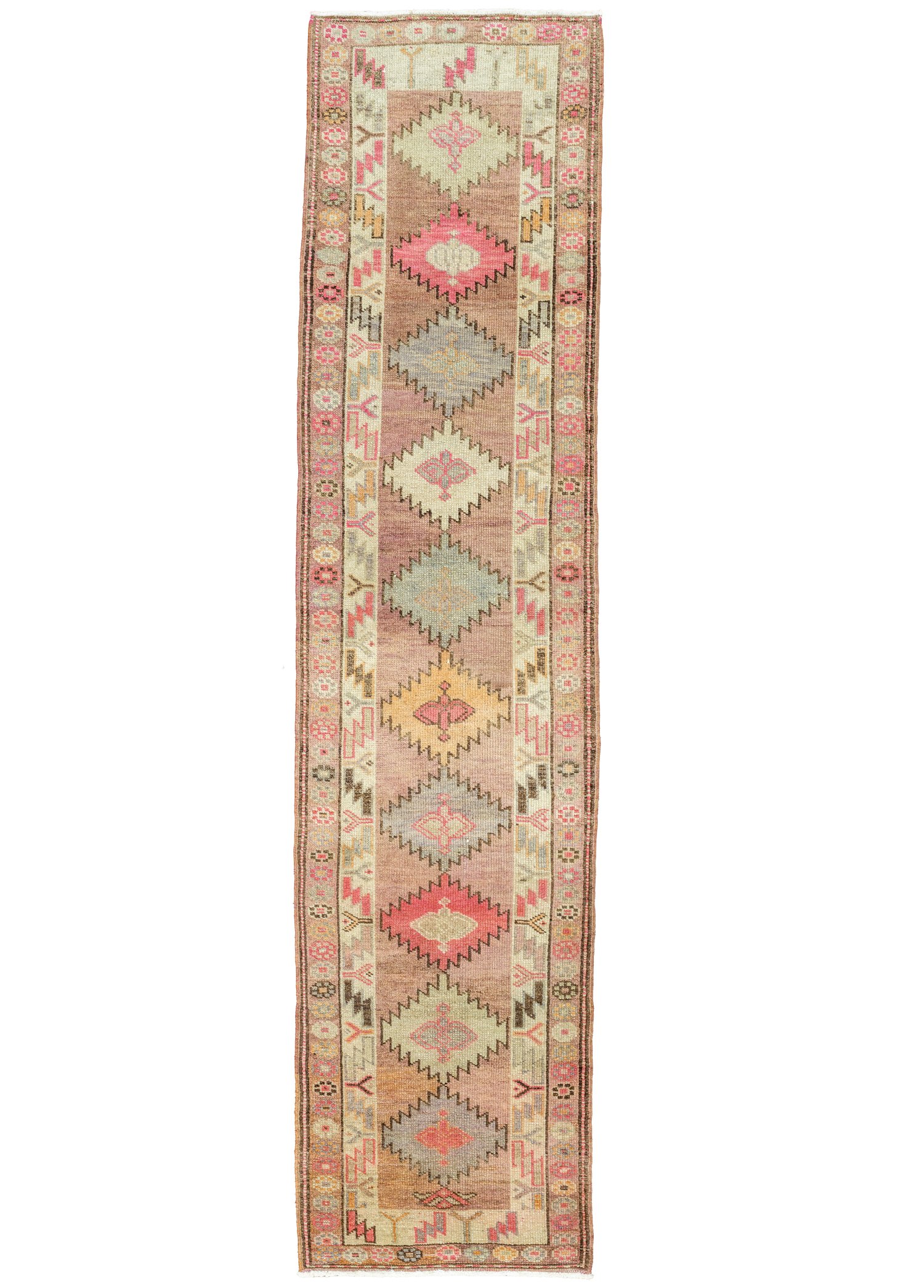 Asmira Rustic Hand-Woven Wool Runner 82x357 cm