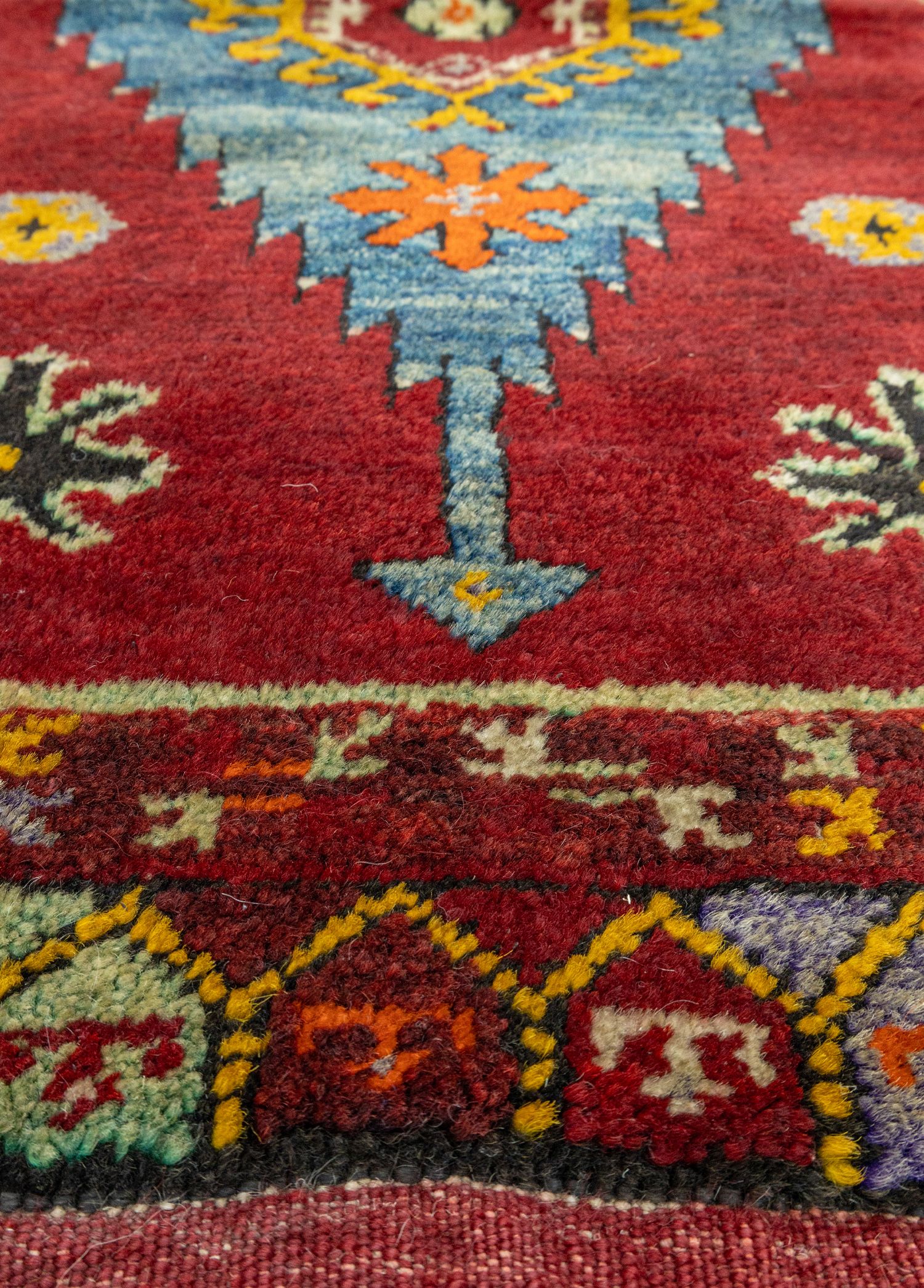 Konya, Hand-Woven Small Antique Rug 52x89 cm