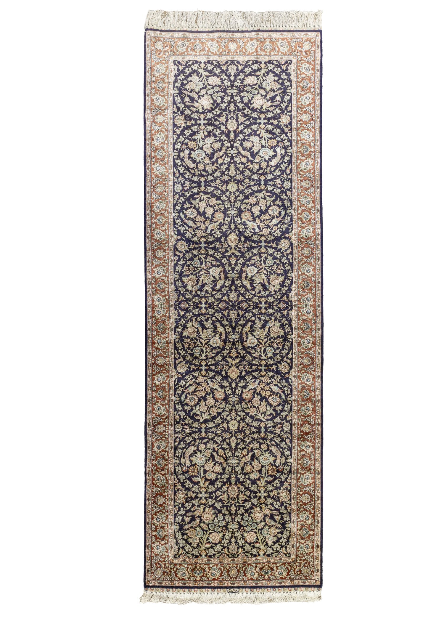 Pelar El Dokuma İpek Yolluk Halı 78x240 cm