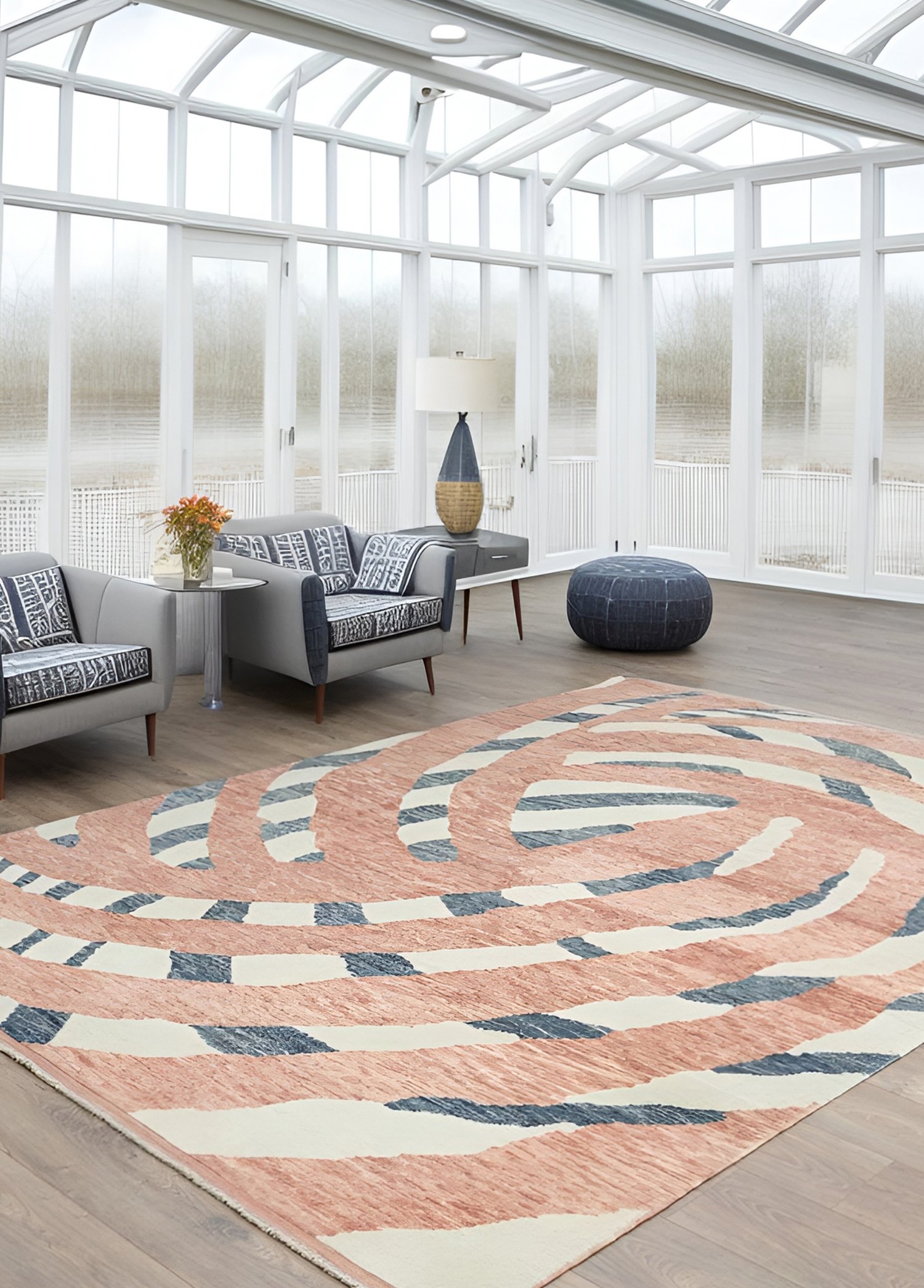 Asilah Modern Design Handwoven Rug 213x302 cm