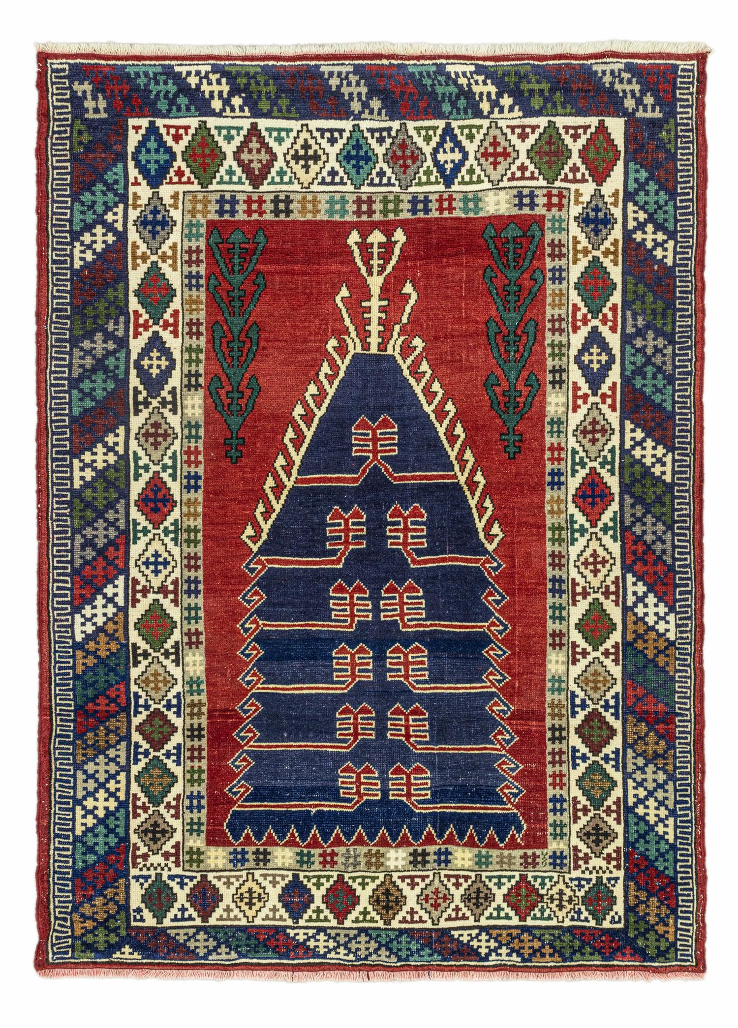 Karya Rustik Tasarımlı Yün Halı 131x179 cm