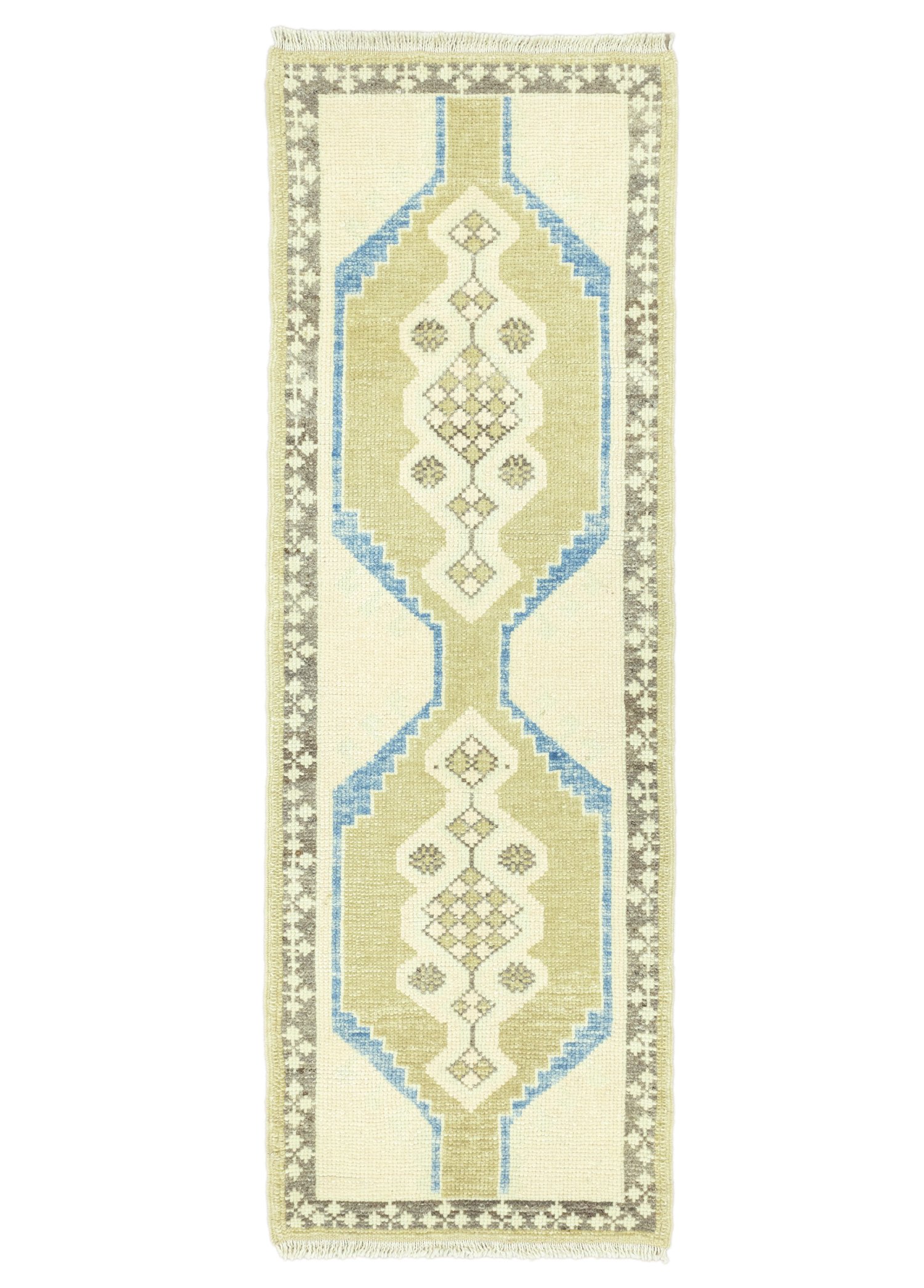 Crown Handwoven Wool Uşak Runner 62x182 cm