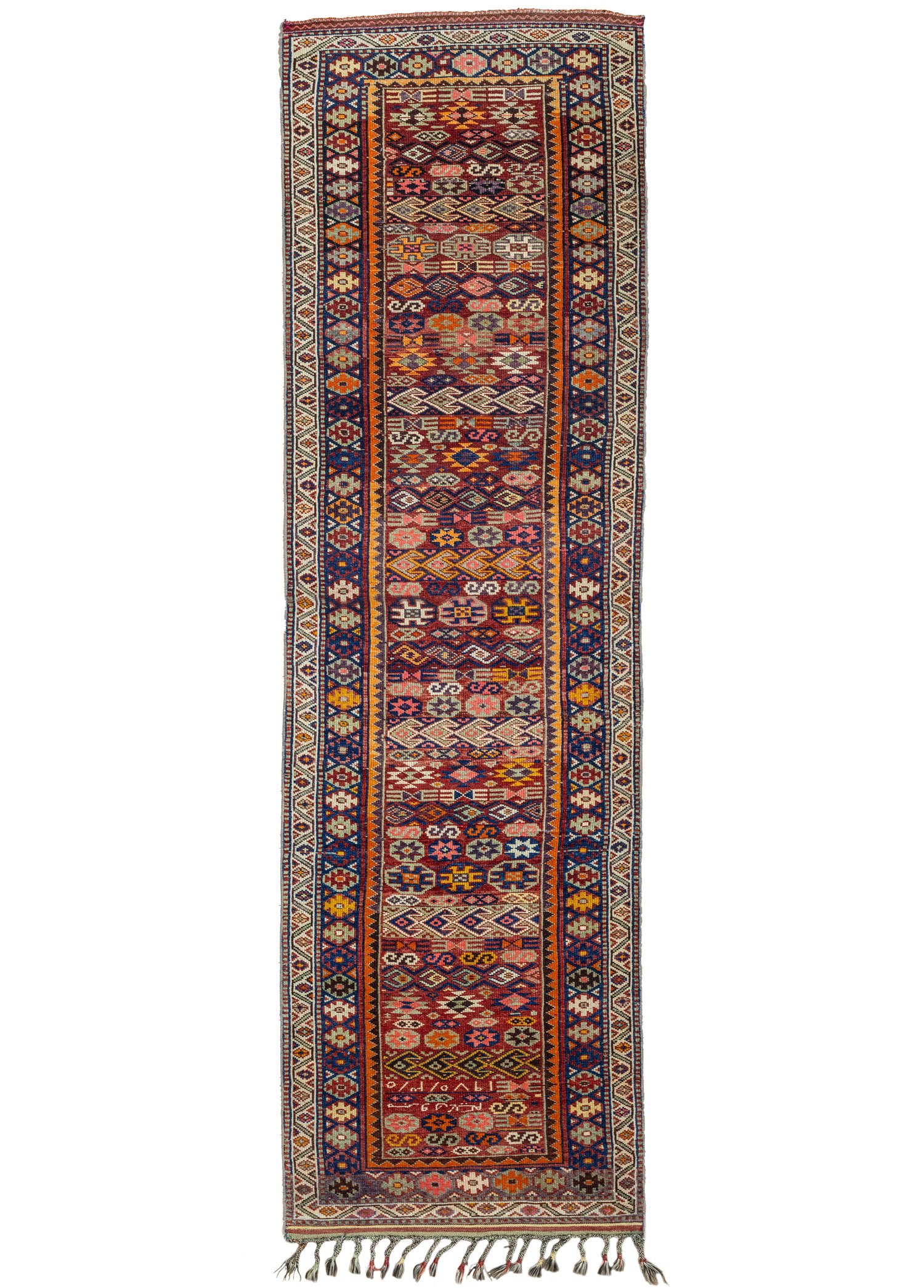 Hannes Ethnic Patterned Hand-Woven Runner 89x397 cm