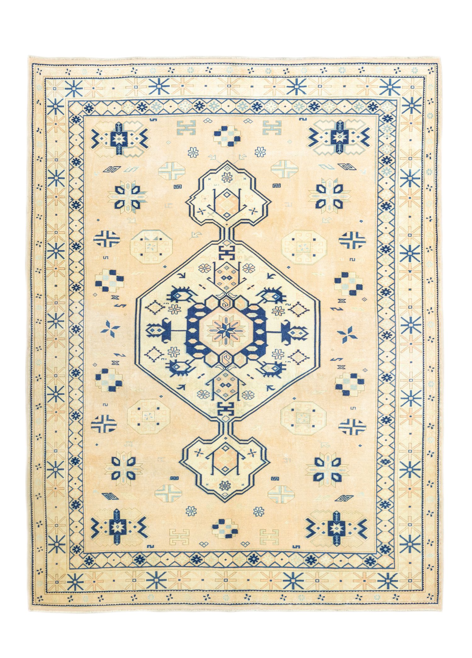 Setenay Primitive Design Handwoven Rug 257x345 cm