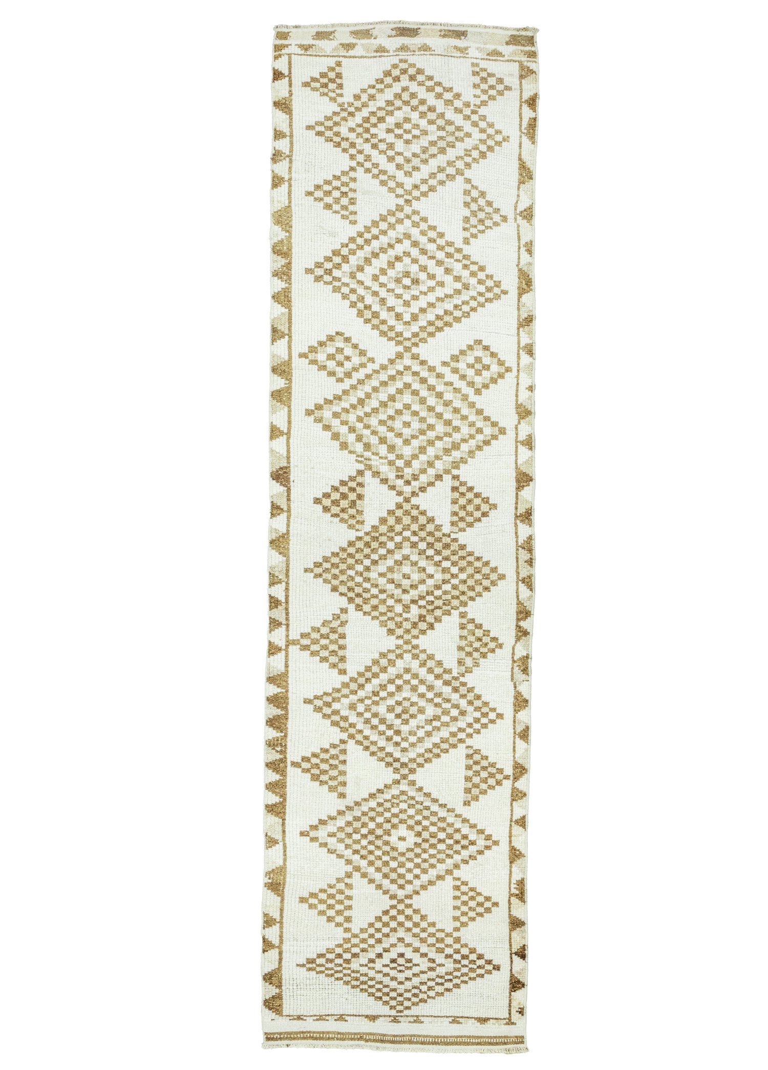 Dali Geometric Designed Hand-Woven Runner 84x345 cm