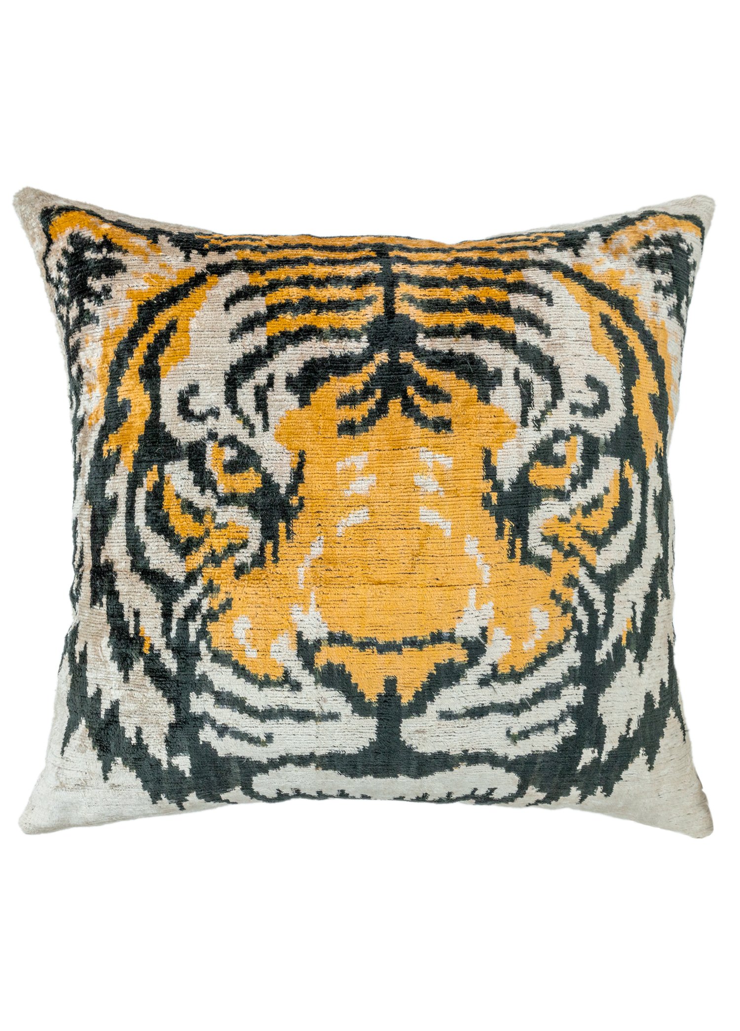 Saya Tiger Pattern Ikat Pillow 50x50 cm