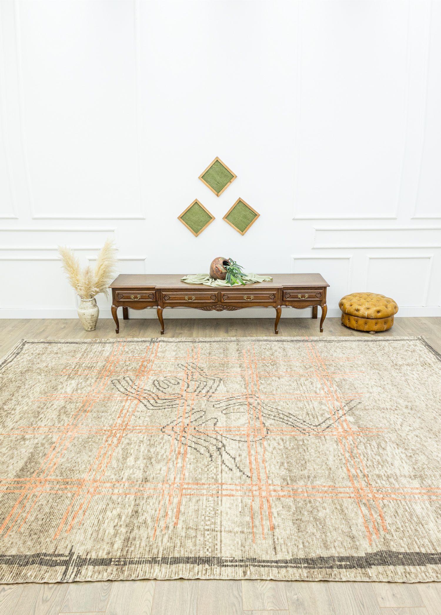 Tan Tan Modern Designed Wool Rug 297x411 cm