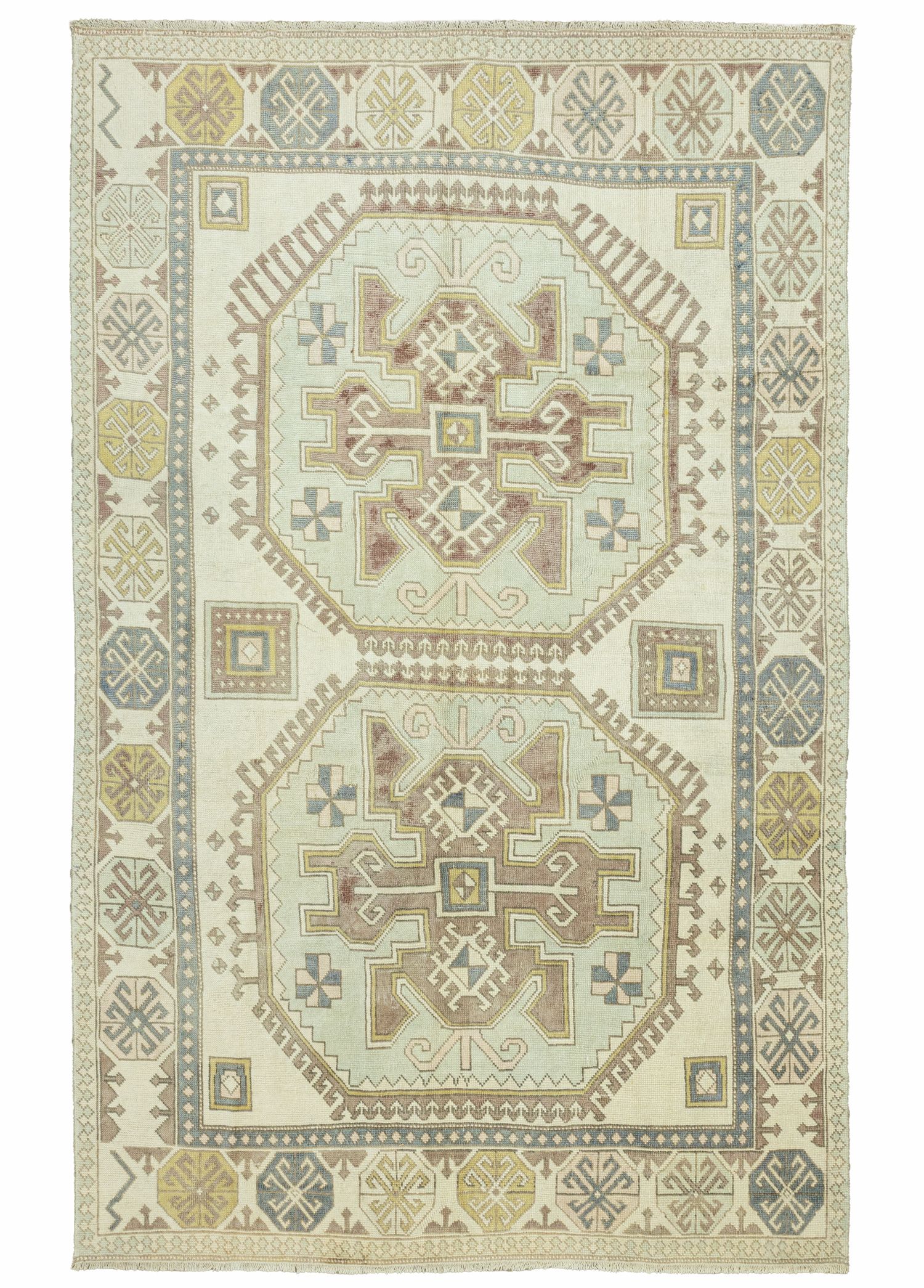 Deyra Rustik Tasarımlı Yün Halı 200x327 cm
