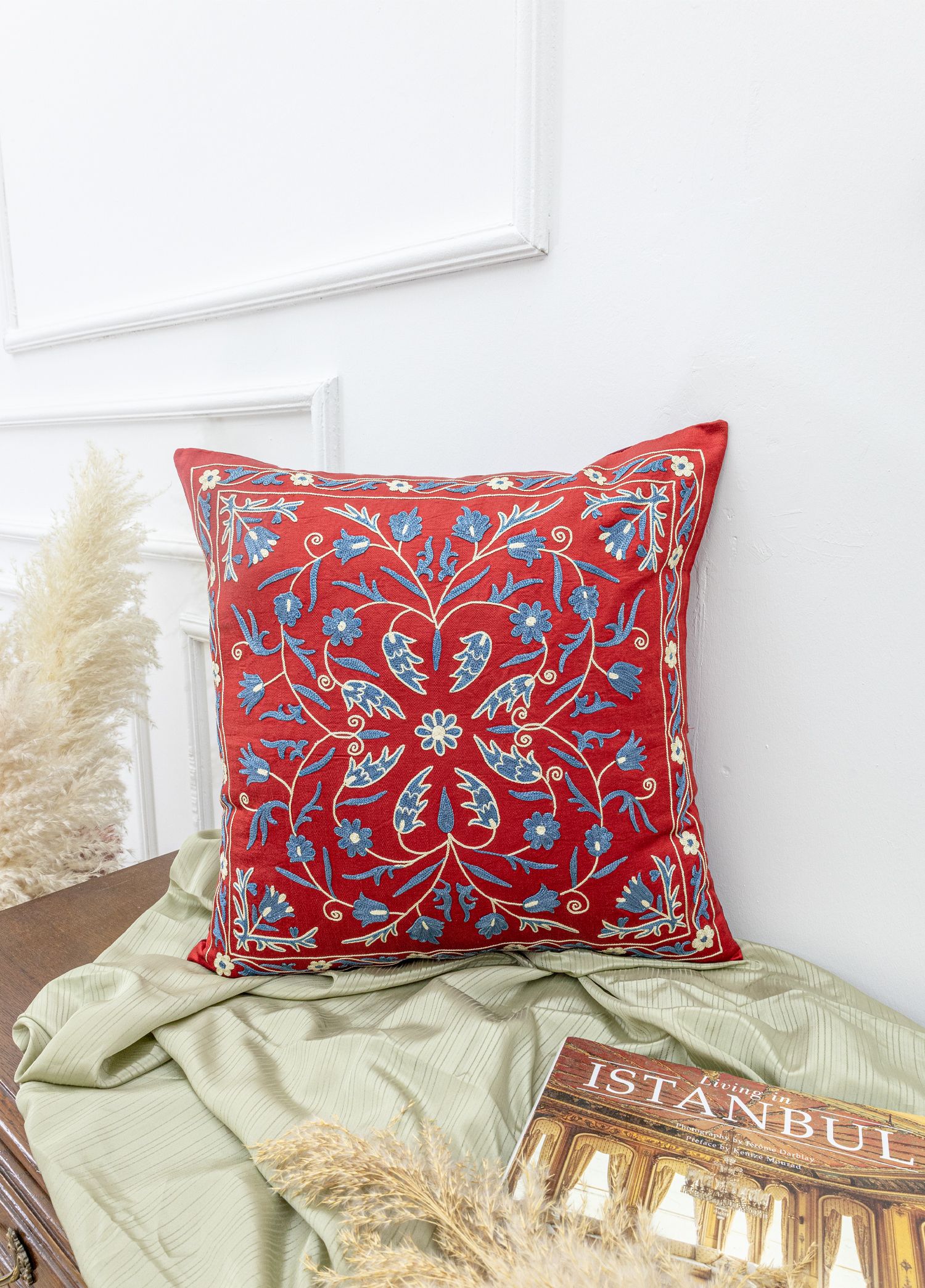 Pendiya Handmade Bohemian Pillow 50x50 cm