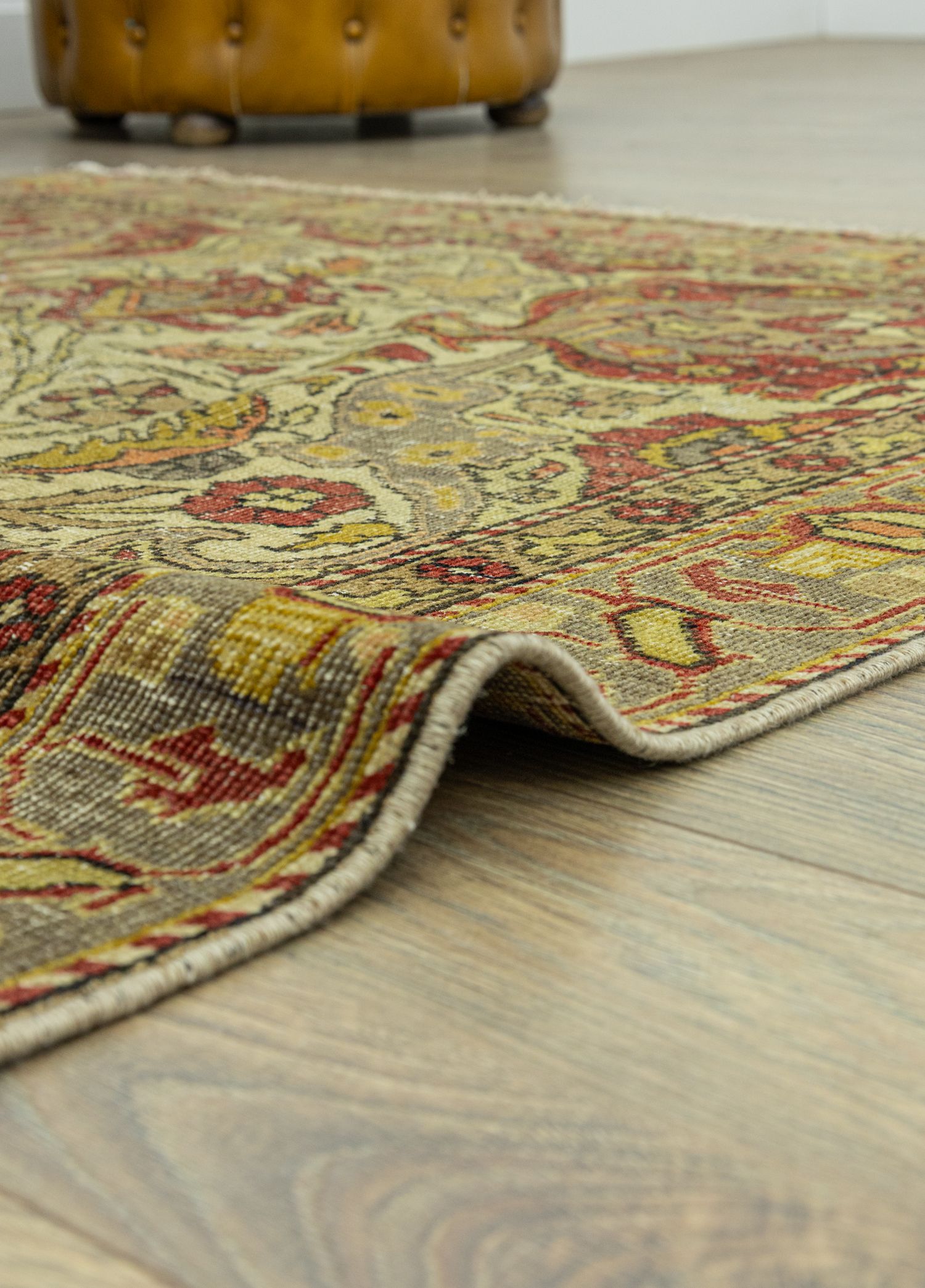 Zerivan Çiçek Tasarımlı Vintage Halı 130x220 cm