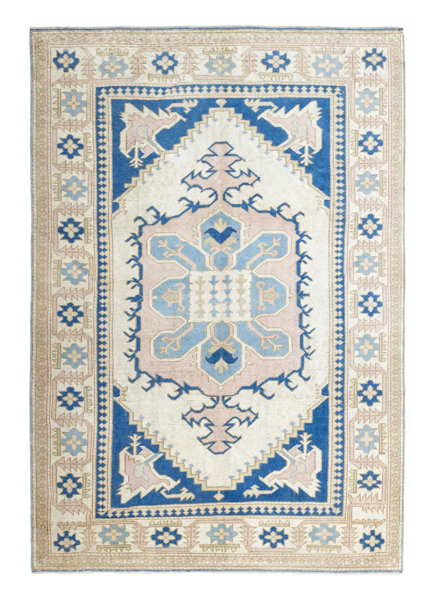 Kaman Oriental Figürlü El Dokuma Yün Halı 178x257 cm