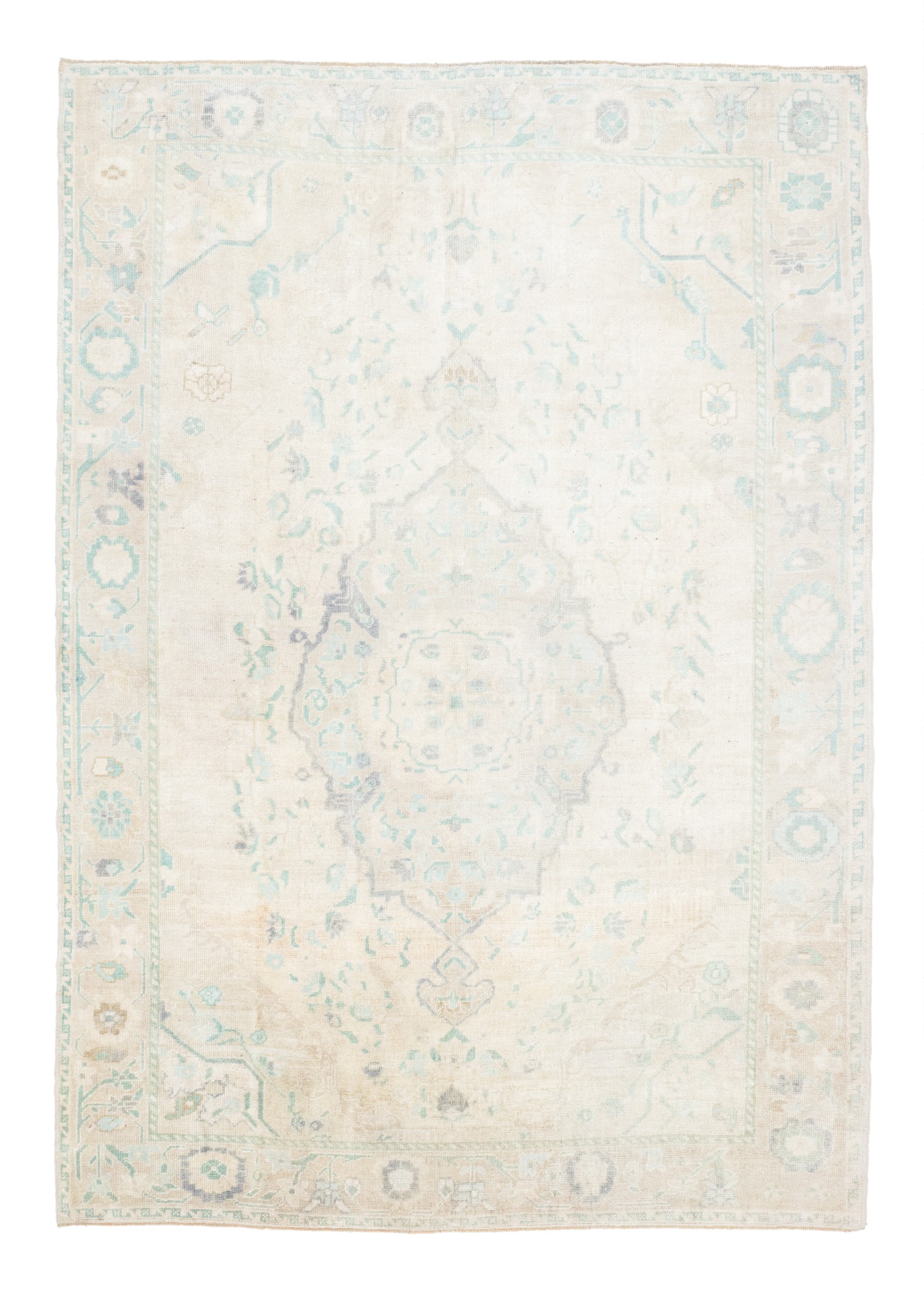 Franky Vintage Ethnic Wool Carpet 187x264 cm