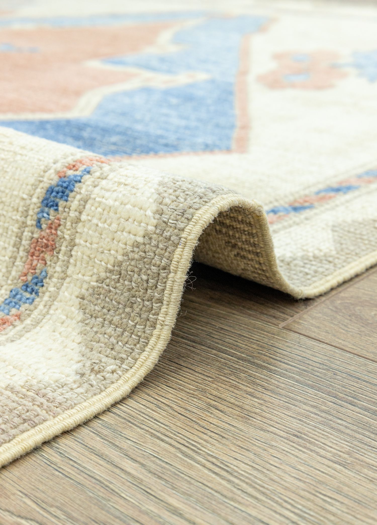 Laine Handwoven Wool Oushak Rug 150x170 cm