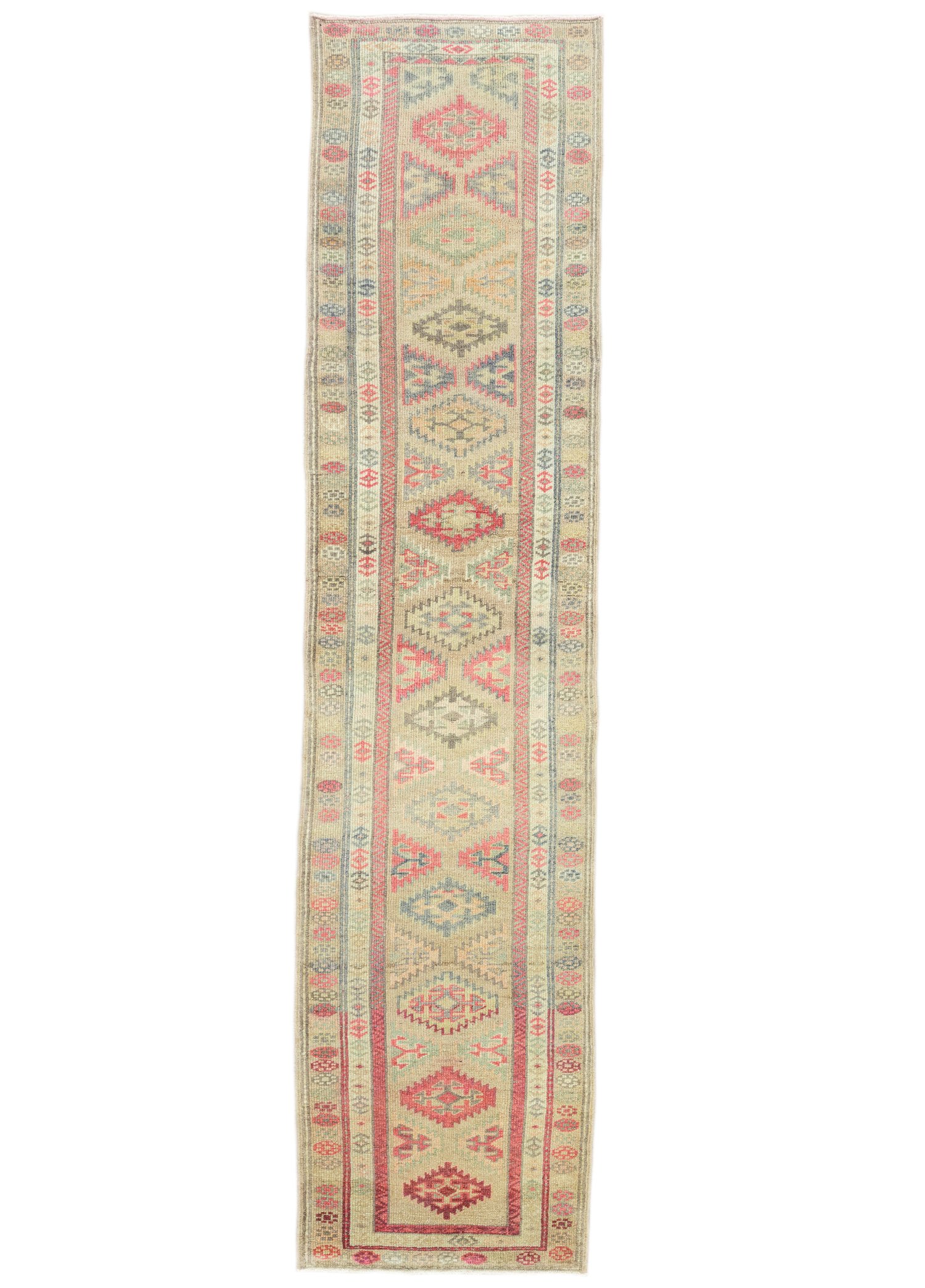 Heper Geometric Designed Herki Runner 82x405 cm