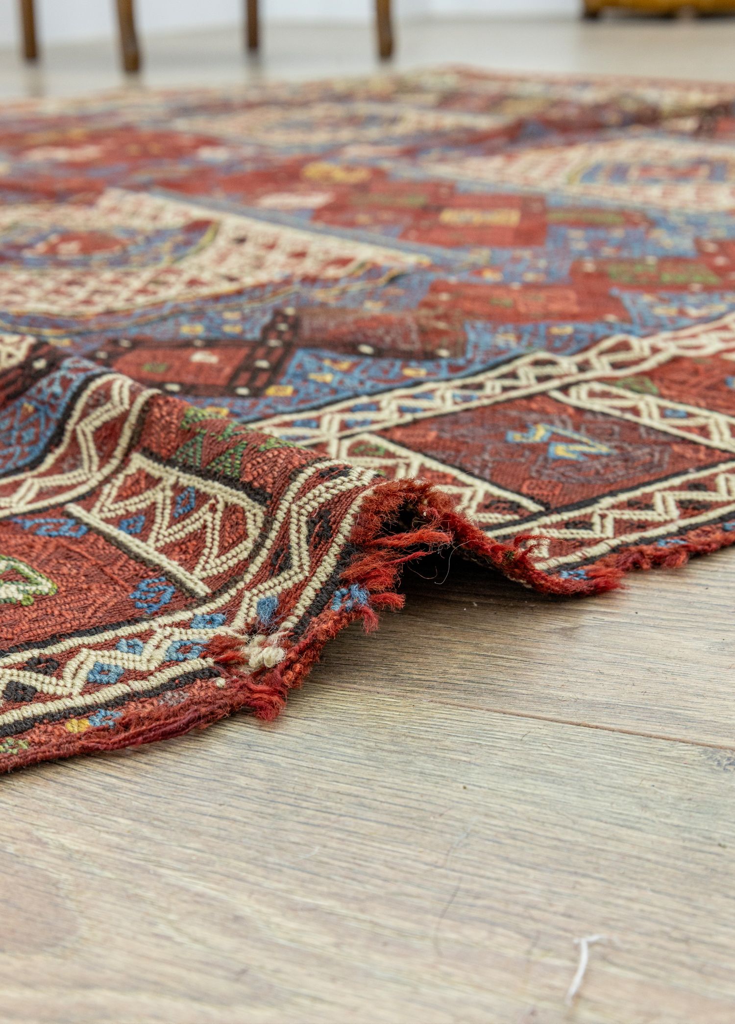 Konya, Hand-Woven Antique Cicim Kilim 170x230 cm