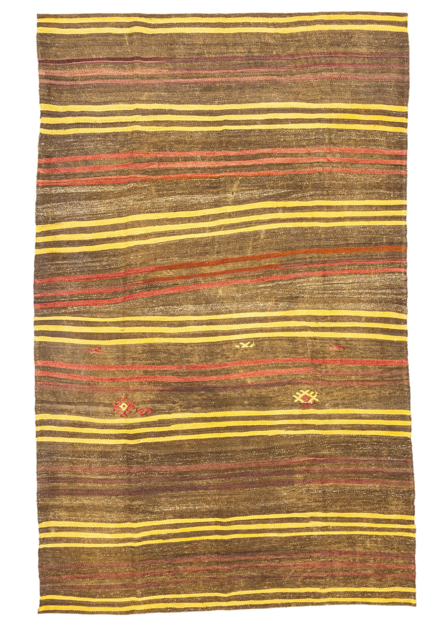 Hara Handwoven Striped Kilim 214x338 cm