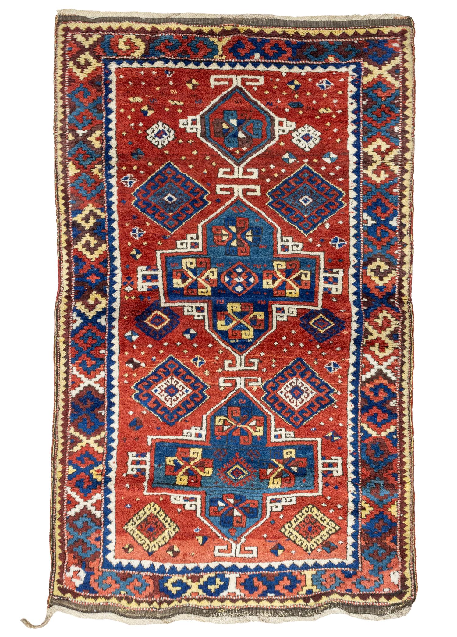 Kars, Kağızman Handwoven Antique Rug 110x188 cm