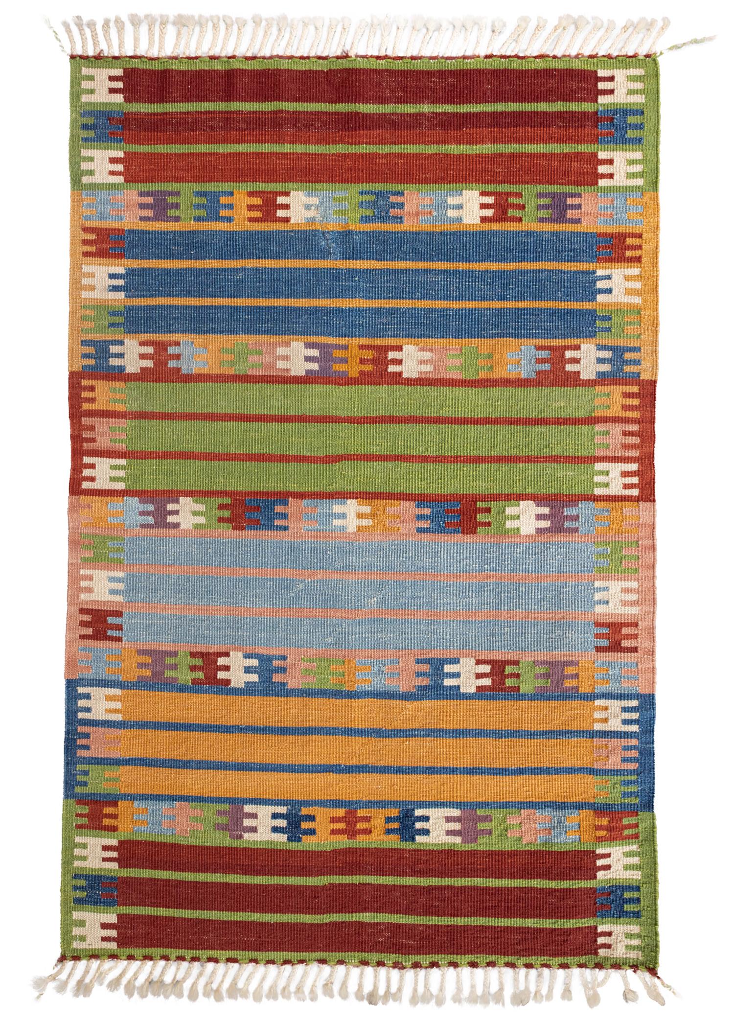 Malena Colored Hand Woven Wool Rug 85x131 cm
