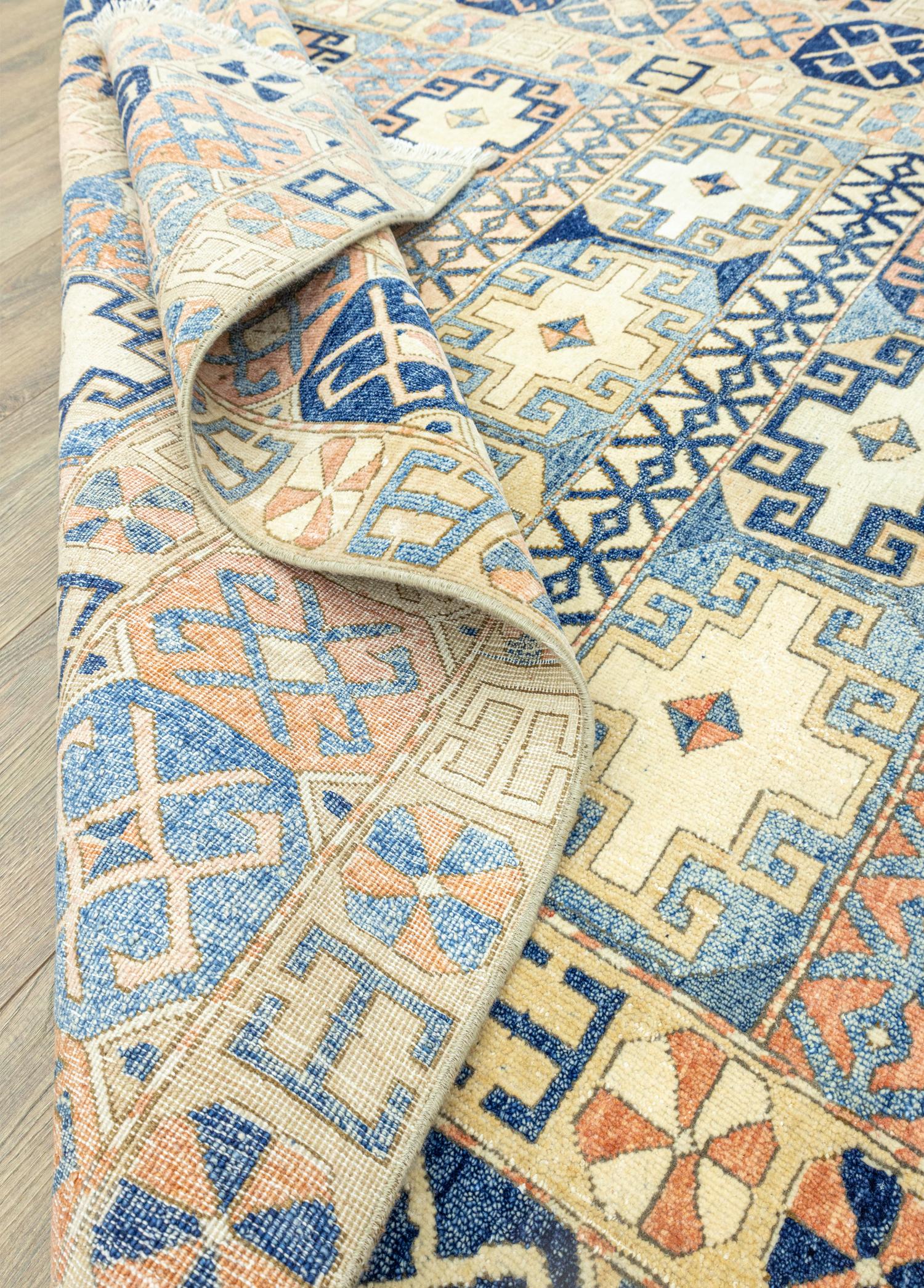 Roza Primitive Designed Handwoven Rug 163x255 cm