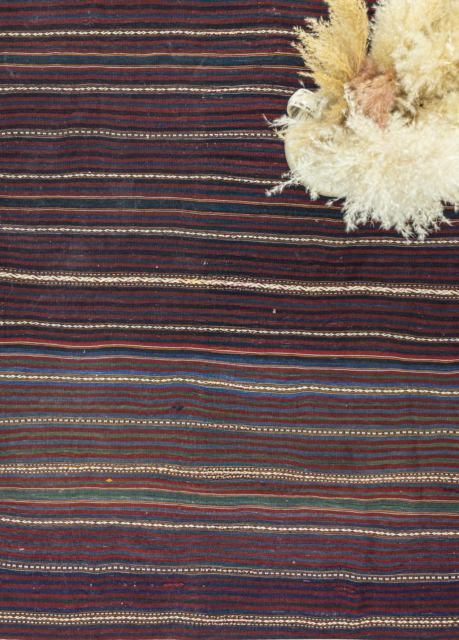 Tavira El Dokuma Çubuklu Kilim 158x203 cm