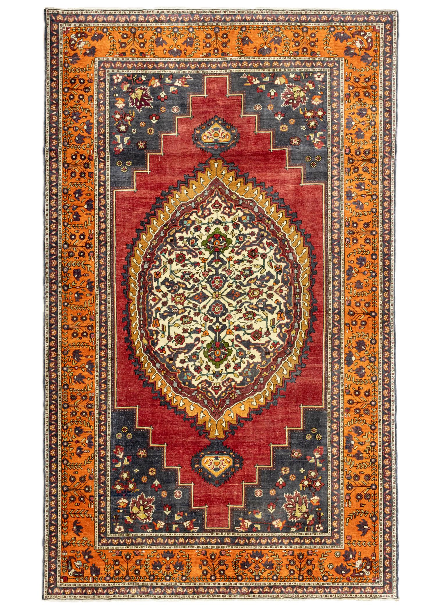 Ostan Handwoven Wool Taşpınar Rug 201x333 cm