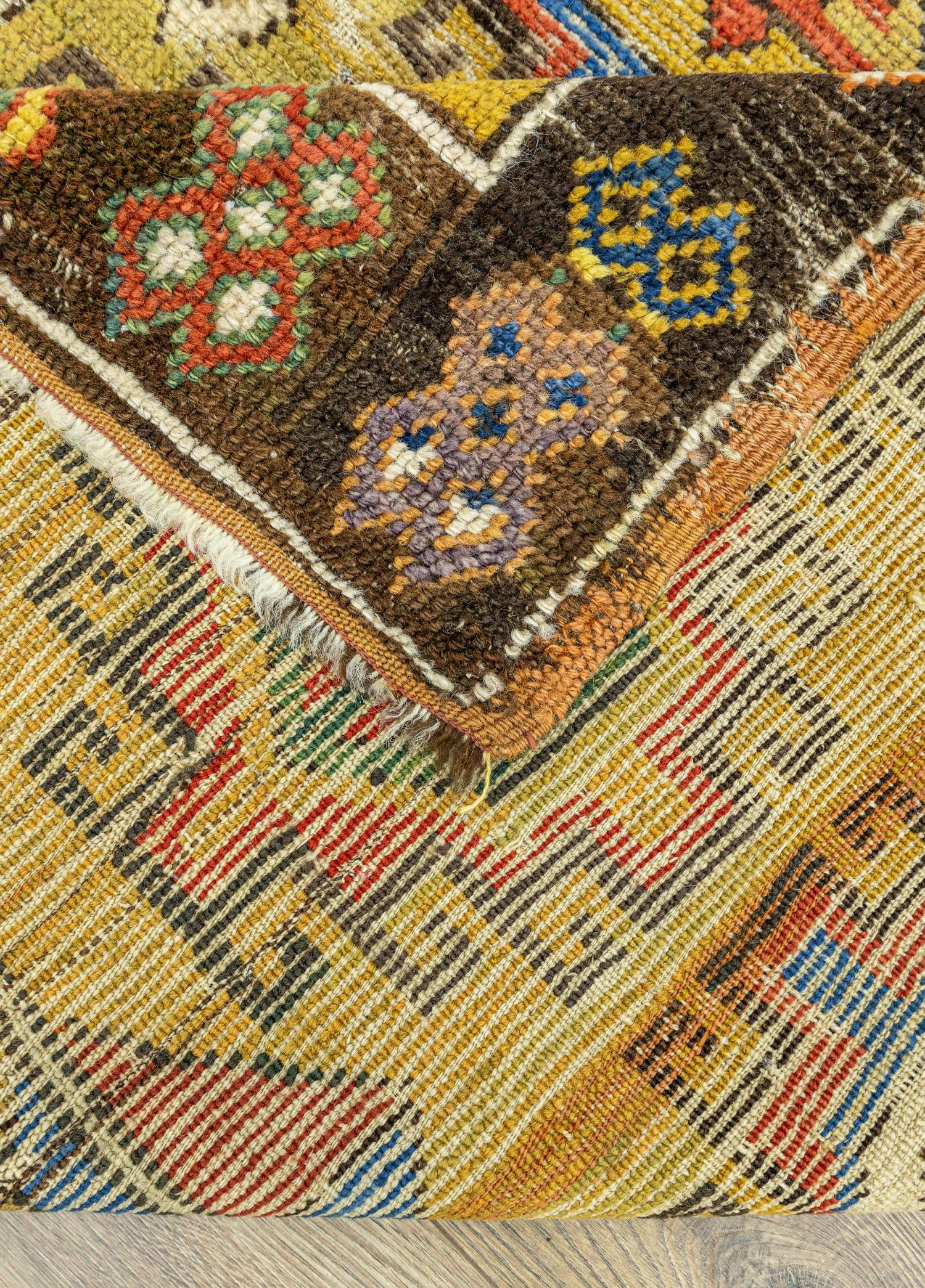 Nevşehir, Cappadocia Hand-Woven Antique Rug 98x140 cm